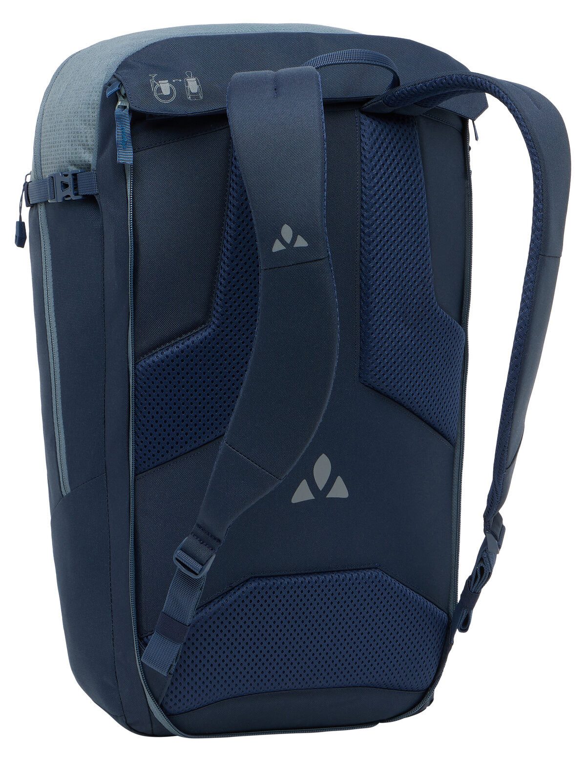 VAUDE Gepäckträgertasche Cycle 28 II (1-tlg., 1), 2in1 Rucksack Fahrradtasche