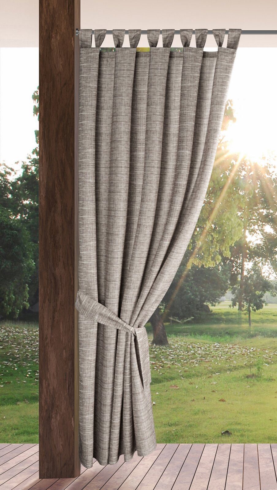 Eurofirany Outdoorvorhang GARDEN Vorhang Wasserdichte Vorhänge für Pavillon günstig online kaufen