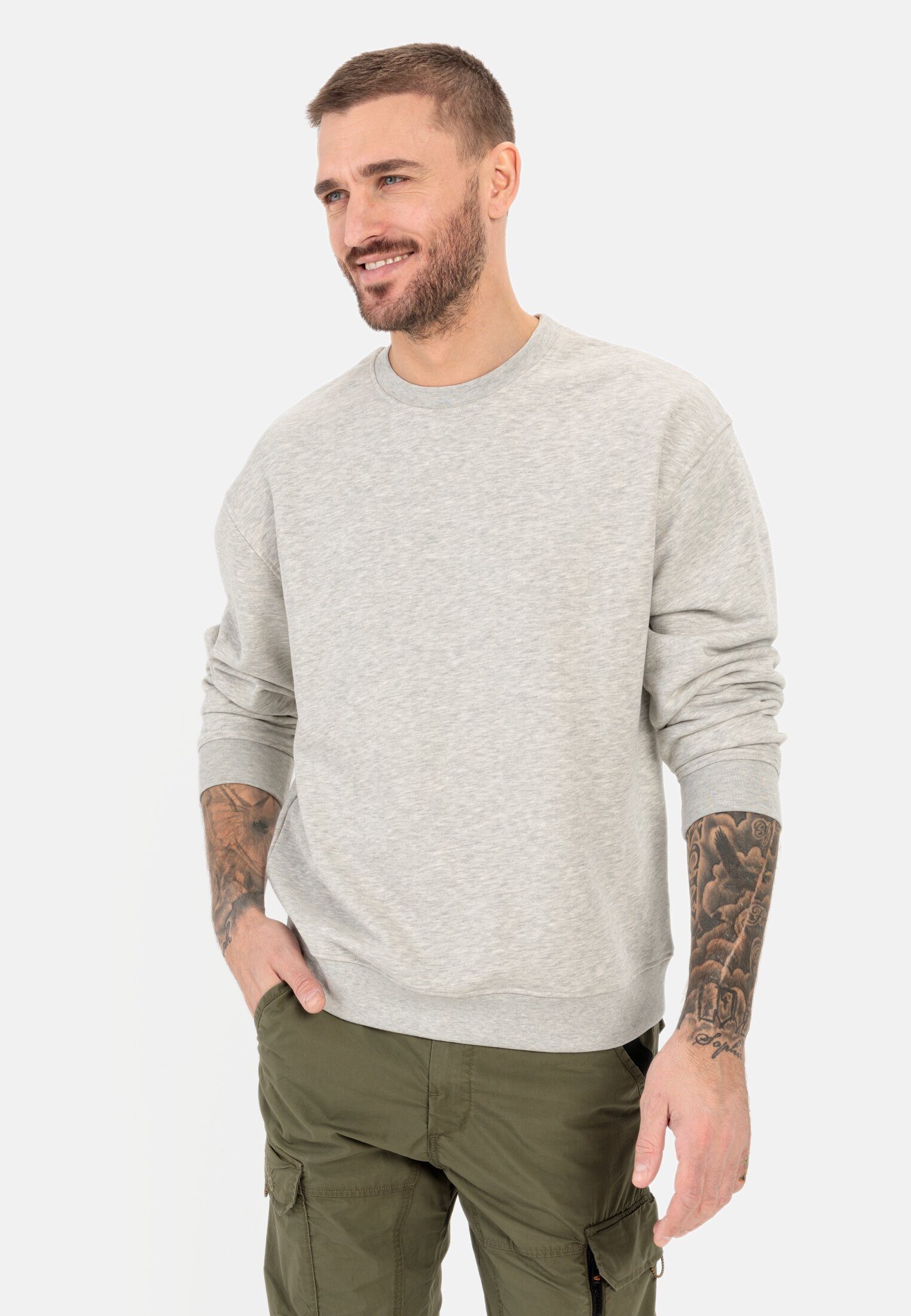 Sweatshirt aus einem Baumwollmix