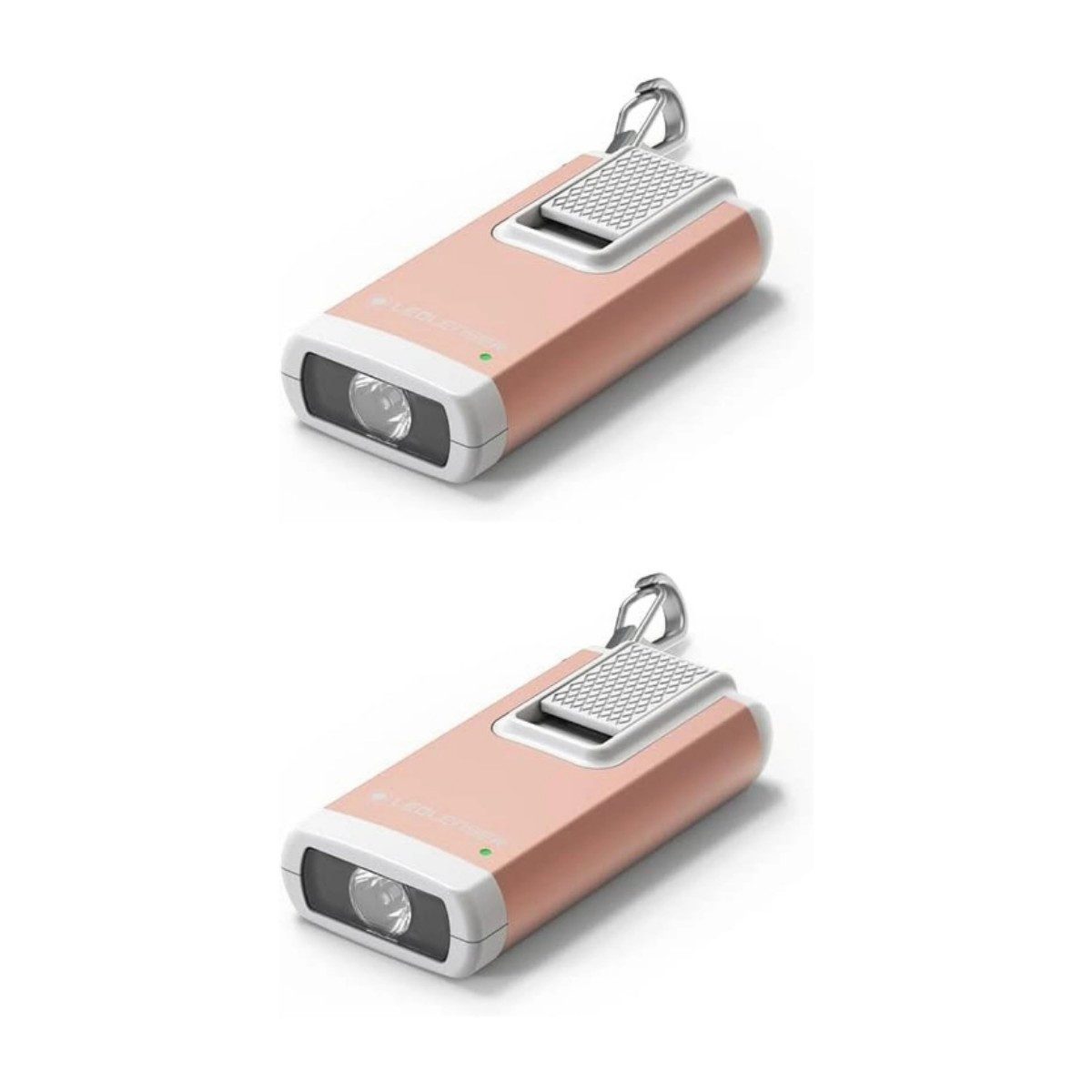 Ledlenser Taschenlampe Ledlenser K6R Schlüsselbundleuchte 400 Lumen Akku USB Rotlicht, 400lm wiederaufladbar Taschenlampe 2ER