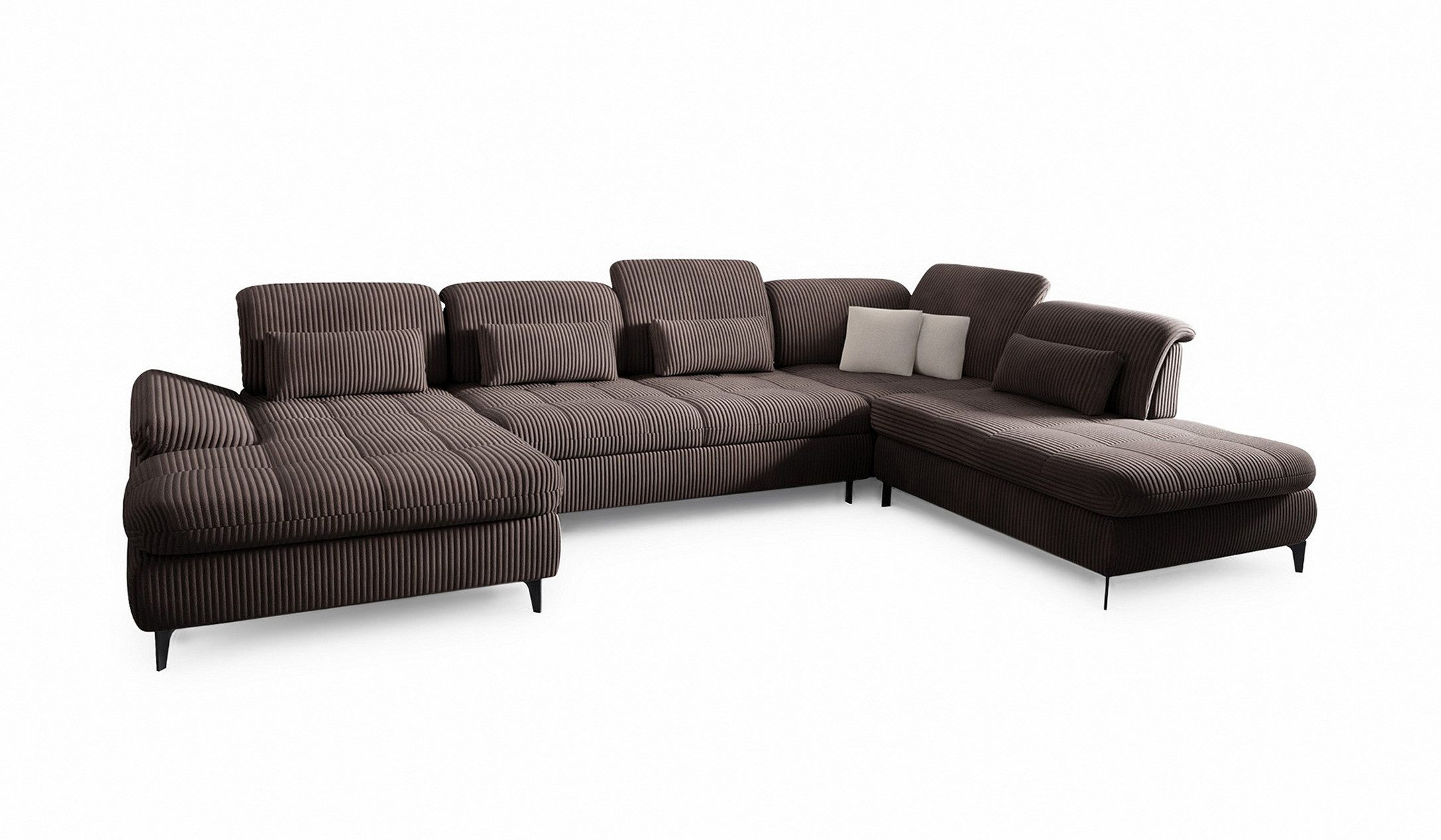 Hygger Möbelhaus Wohnlandschaft Nola U-Form XXL günstig online kaufen
