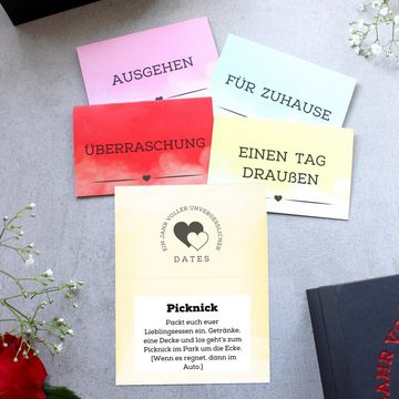 Timando Spiel, Date Ideen für Paare Zweisamkeit Box mit 52 Date Karten für 1 Jahr, Jahrestag Geschenk