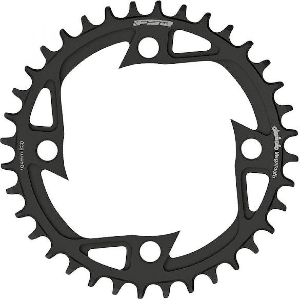 Fahrradkette FSA Kettenblatt E-Bike Stahl V-Shape 4-Arm 42 T Schwarz - zuverlässige