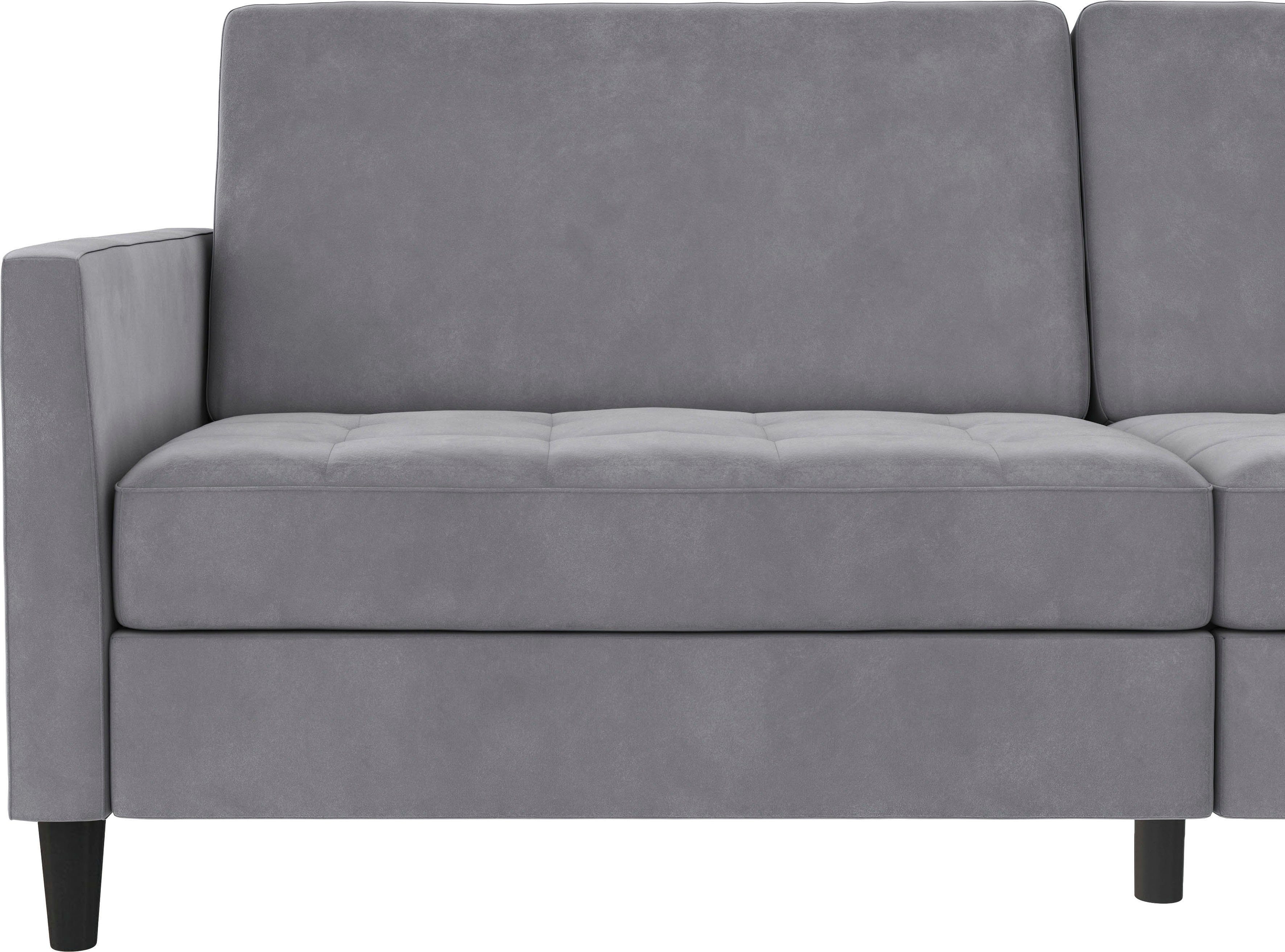 Dorel Home 3-Sitzer Presley, und Bett-Funktion Rückenlehne verstellbarer Sofa mit