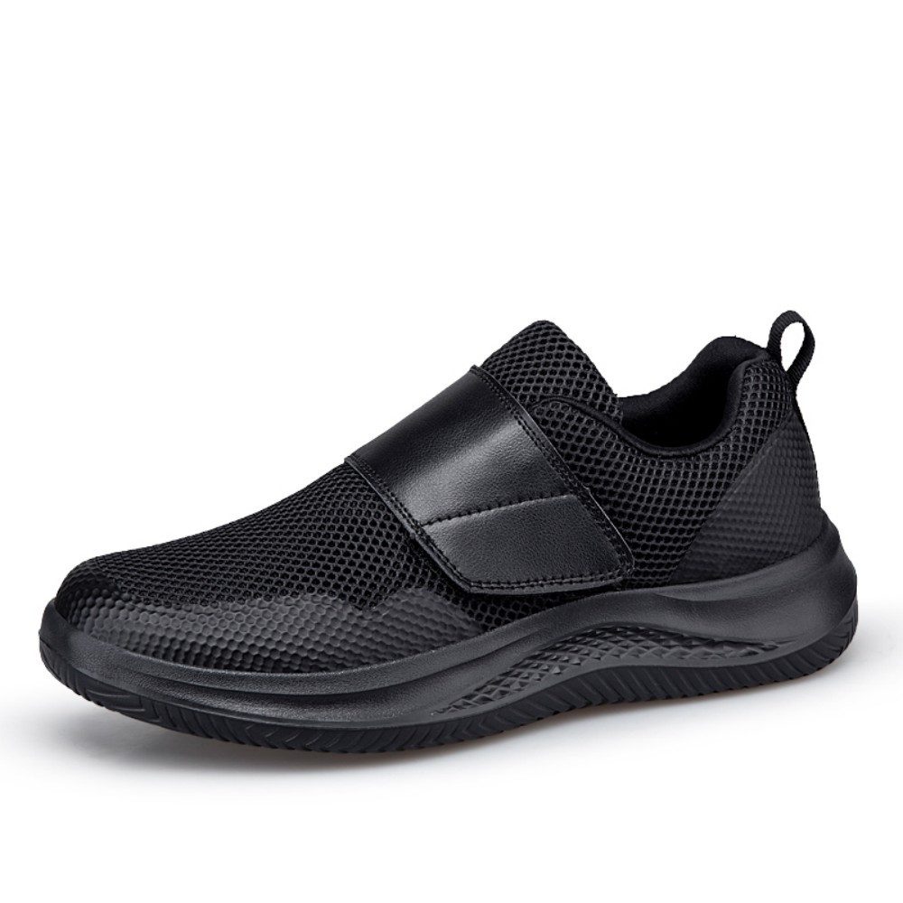 HUSK'SWARE atmungsaktive Freizeitschuhe mit Klettverschluss Sneaker (MD-Außensohle, Leichte, stoßdämpfende Sohle, Atmungsaktives Mesh-Obermaterial) Atmungsaktives Mesh-Obermaterial