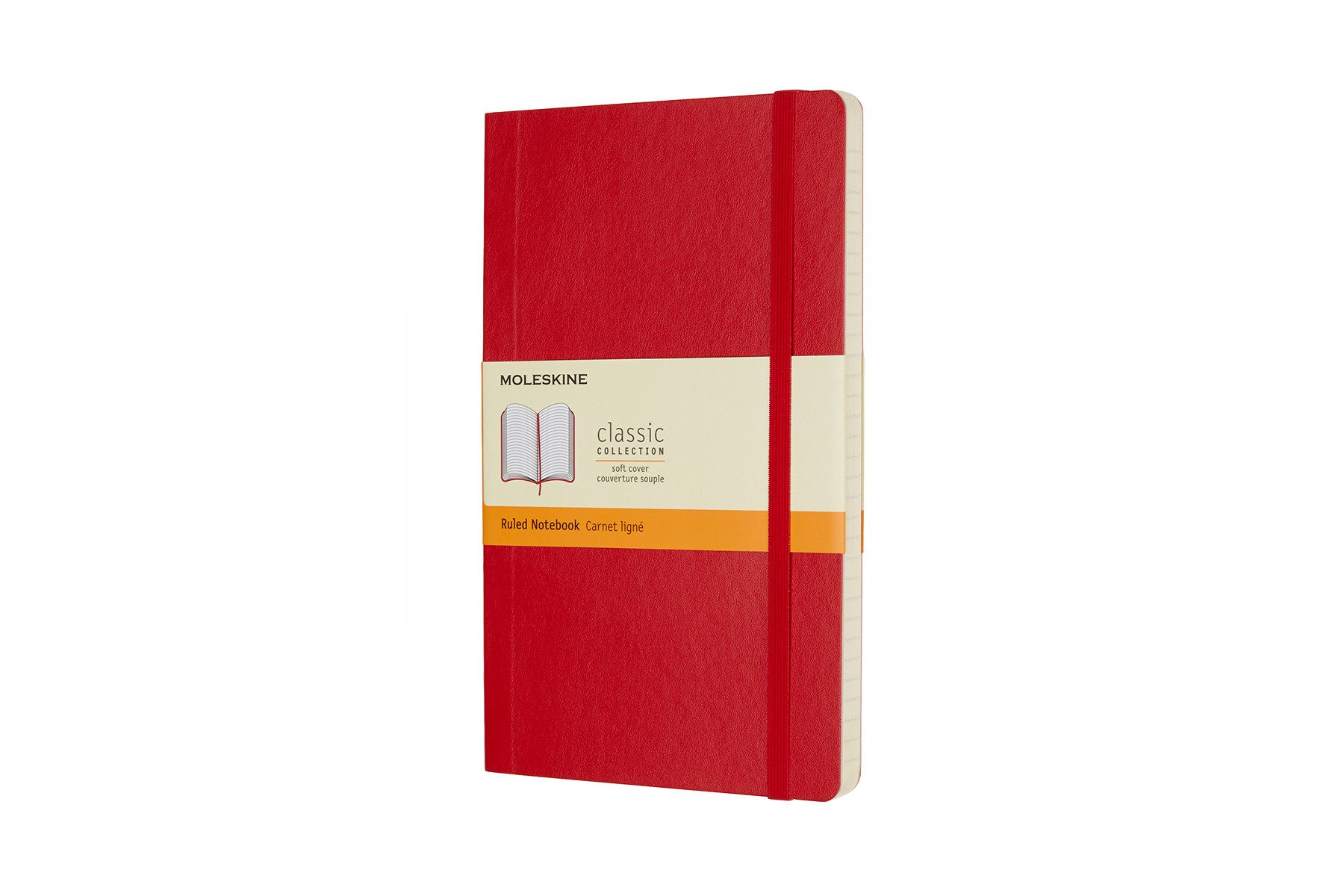 MOLESKINE Notizbuch, Classic Collection mit weichem Einband - Groß L/A5 - 70g-Papier