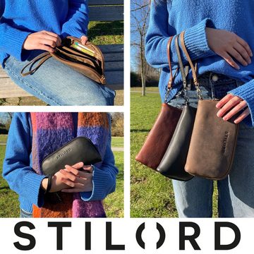 STILORD Geldbörse "Maeve" Clutch Geldbörse Leder