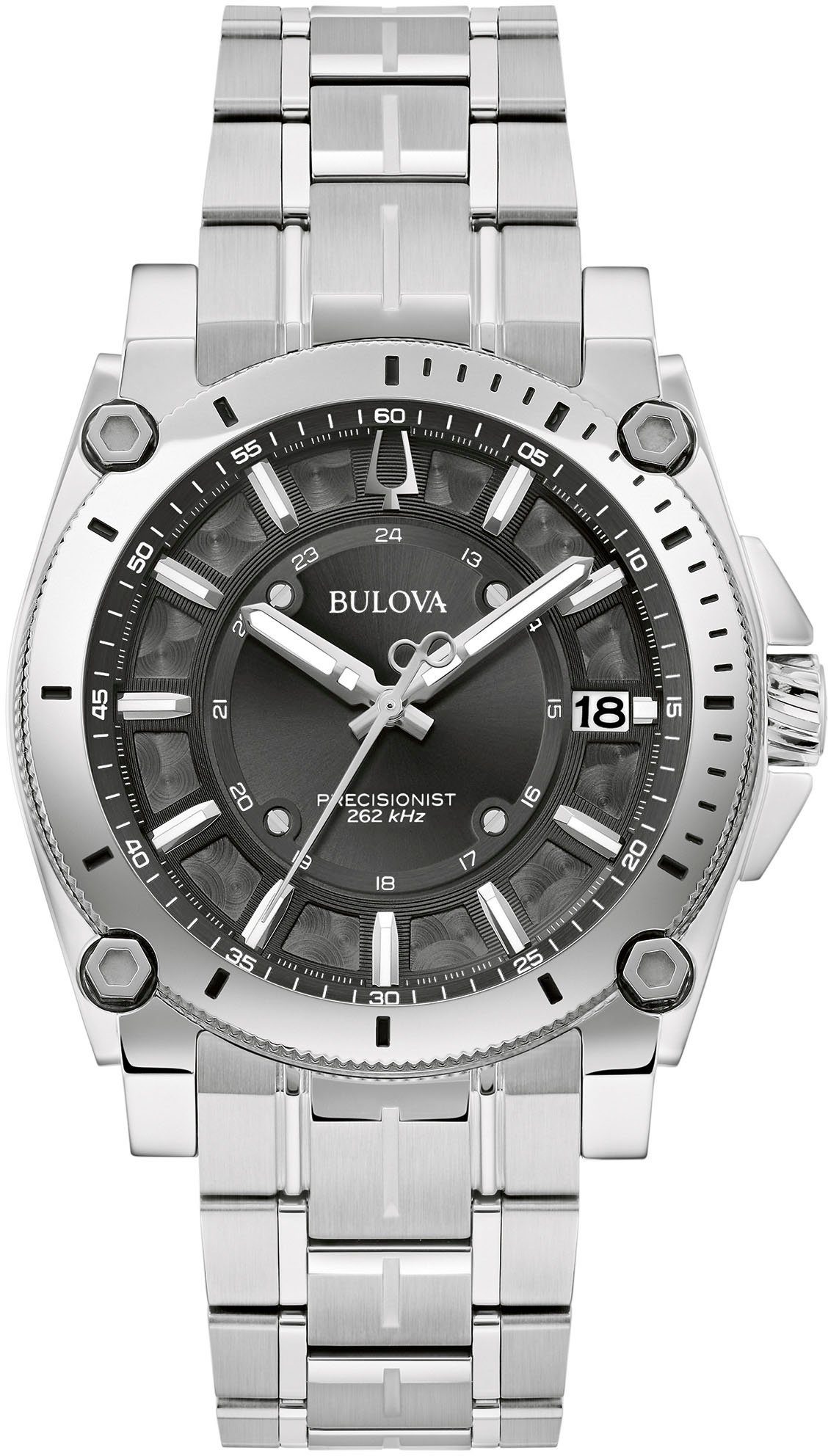 Bulova Quarzuhr 96B417, Armbanduhr, Herrenuhr, Edelstahlarmband, günstig online kaufen