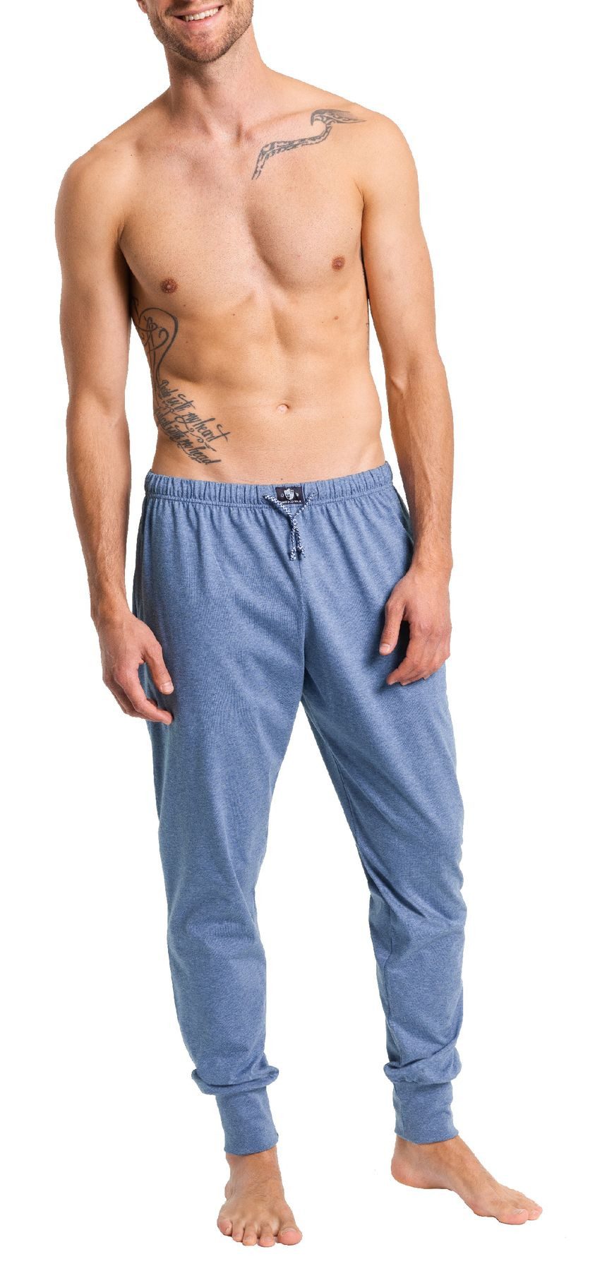 HAASIS Bodywear 1919 Pyjamahose Herren Pyjamahose mit Bündchen 77117876-pos günstig online kaufen