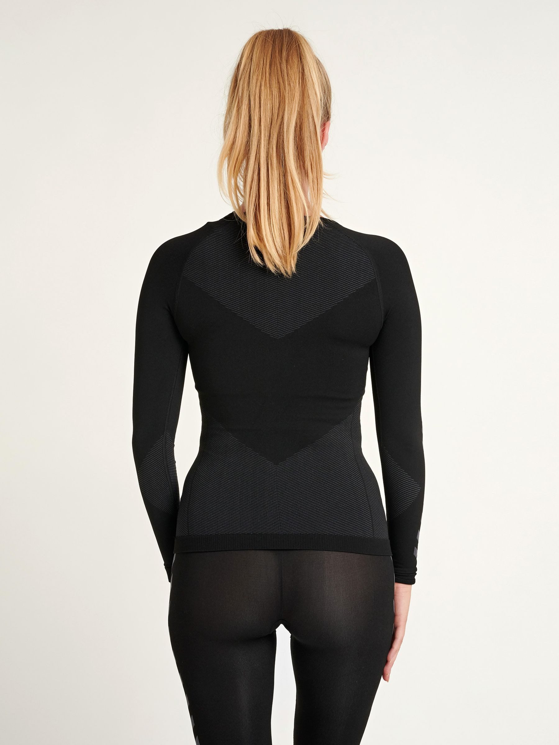 hummel Langarmshirt Nahtloses Langarm Sport FIRST SEAMLESS JERSEY für Slim Fit Rundhals unifarben atmungsaktiv Ohne Verschluss