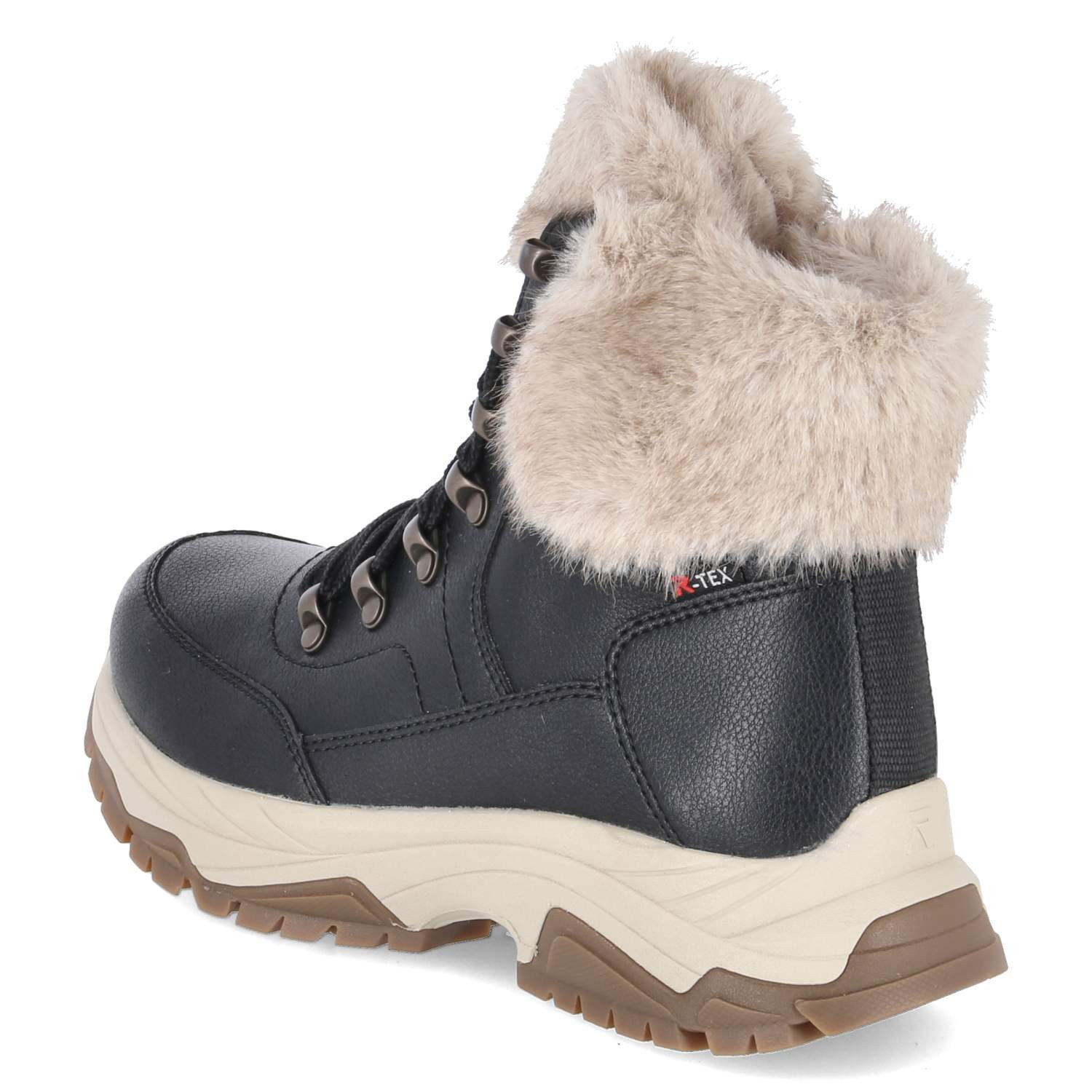 Rieker Rieker W3971-00 Damen Leder & Textil black Winterstiefel