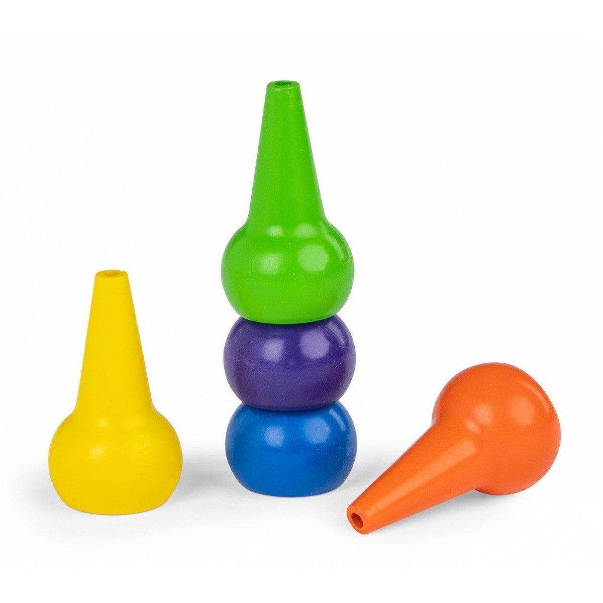 Moulin Roty Kreativset Popipop 5 Wachsmalstifte Malset für kreative Kinder zum Gestalten, Malset