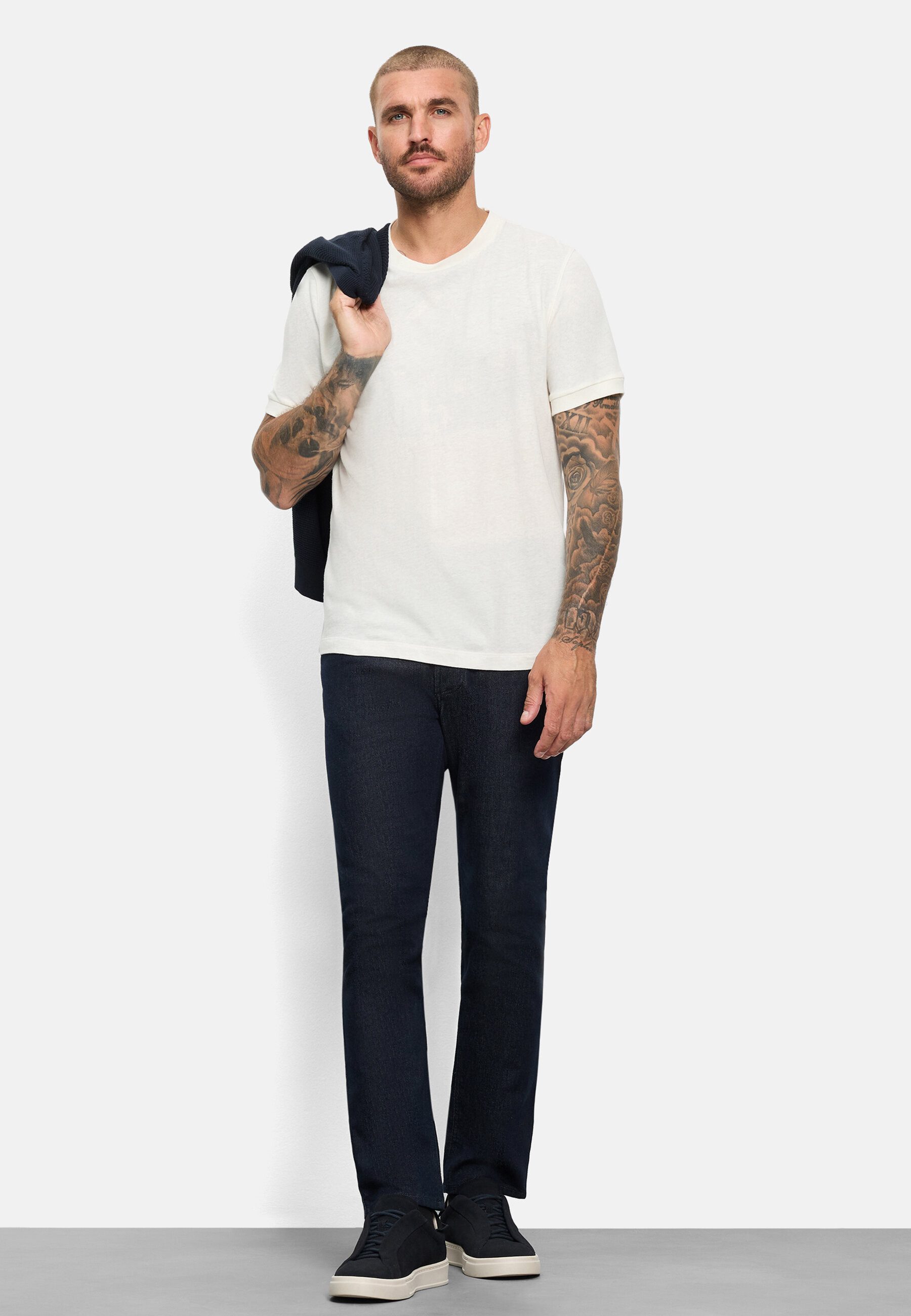 OLYMP T-Shirt OLYMP Casual Wirk, T-Shirt