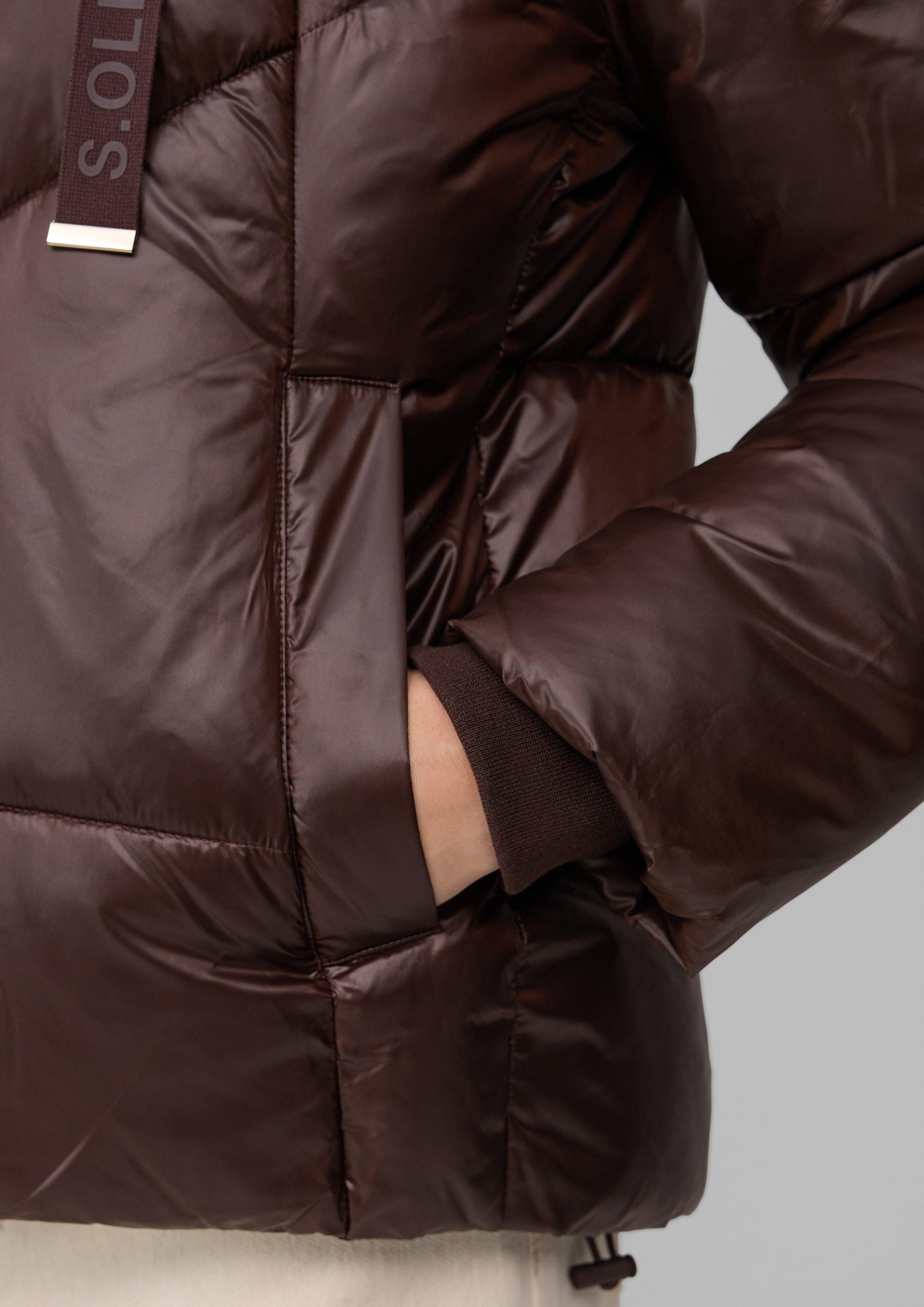 s.Oliver Funktionsjacke Gesteppte Puffer-Jacke mit Weitenregulierung günstig online kaufen