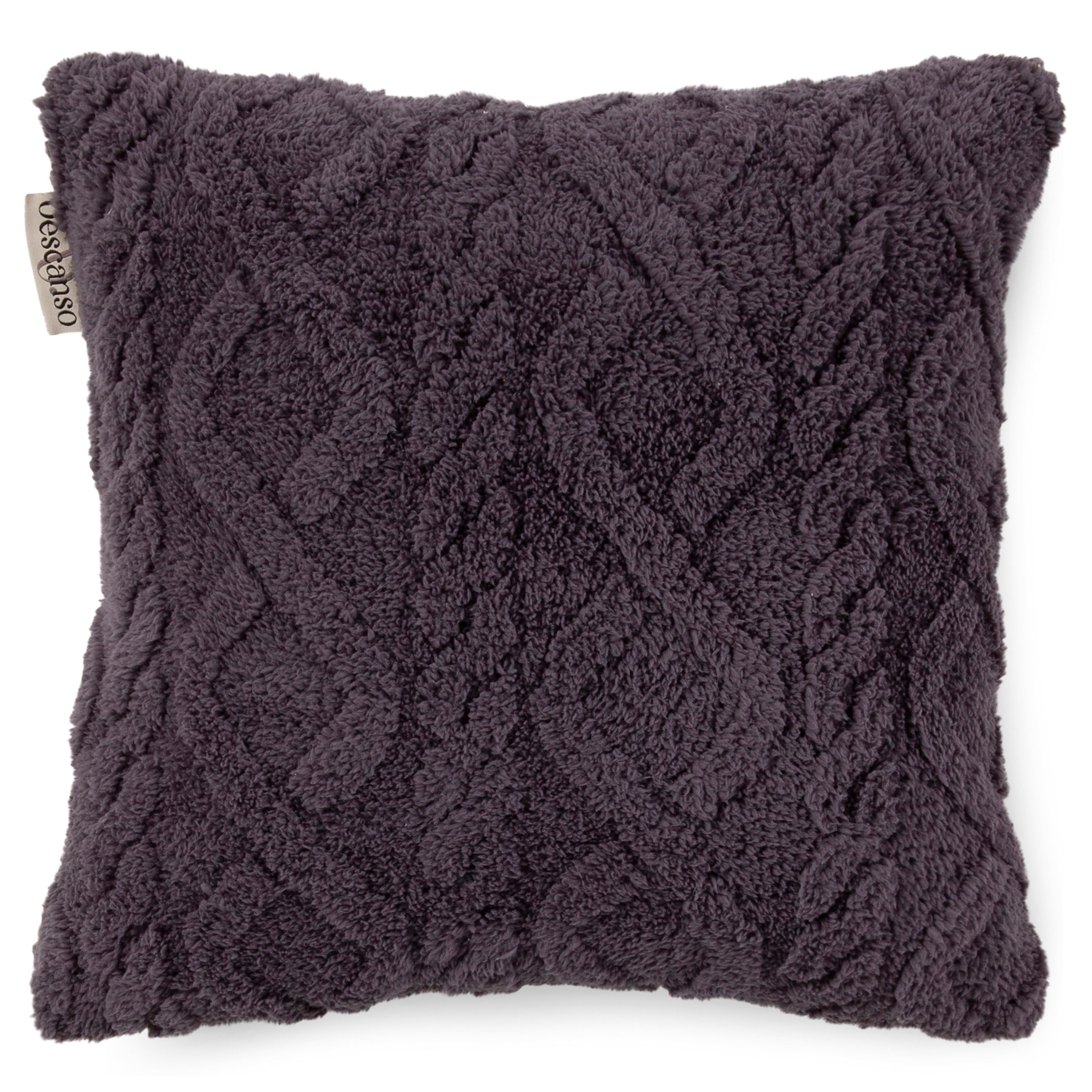 Descanso Dekokissen "Jacquard teddy" Dekokissen, Zierkissen, Weich, 40x40 c günstig online kaufen