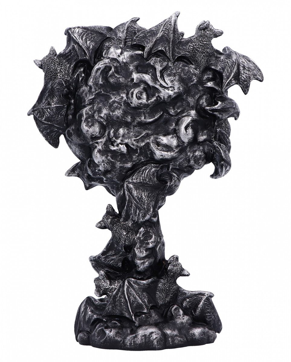 Horror-Shop Dekofigur Chiroptera Time Bat Gothic Tischuhr 24 cm