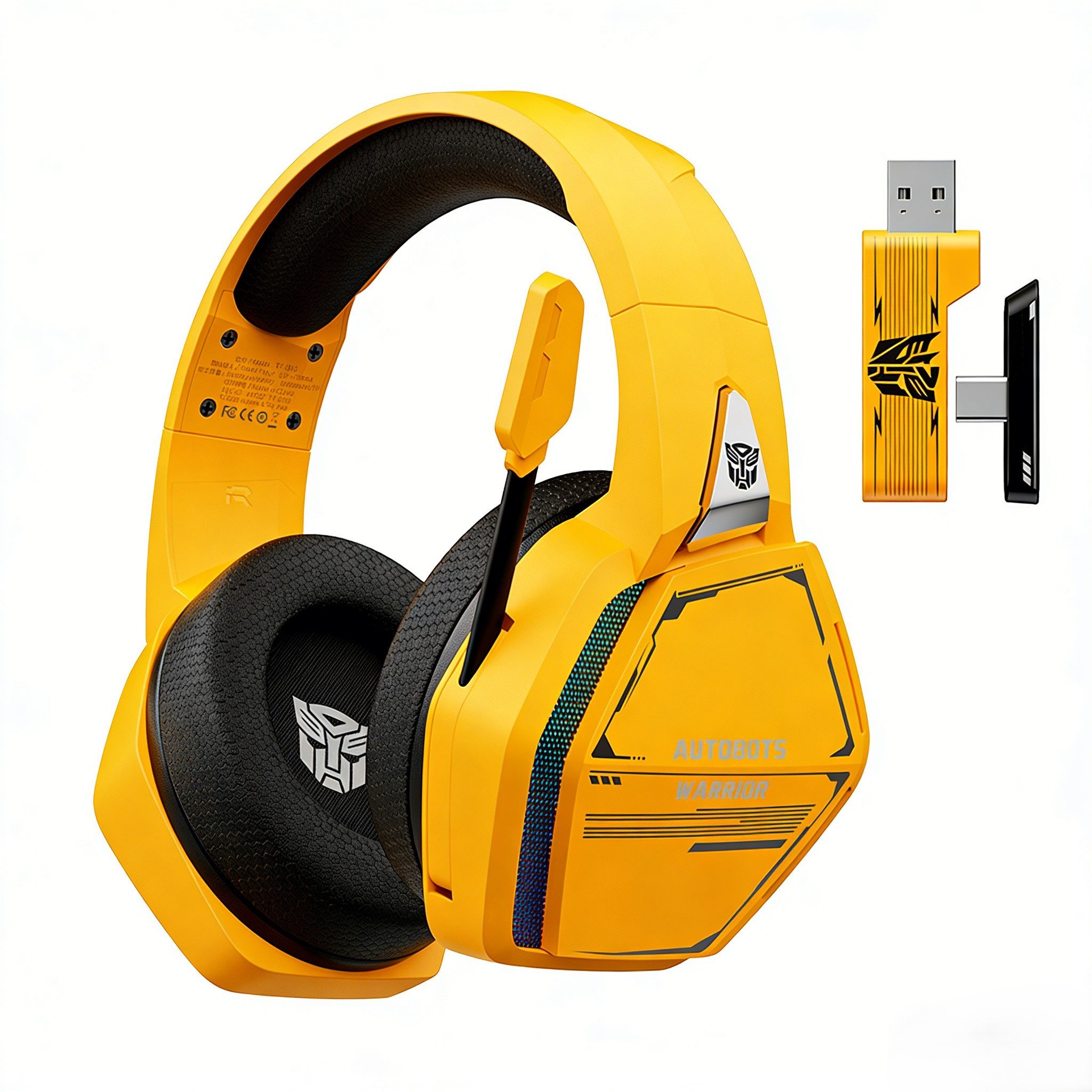 Rolipo 2.4G & Bluetooth 5.4 Gaming-Kopfhörer mit 7.1 Surround Sound Over-Ear-Kopfhörer (Bluetooth, 50 mm Treiber, 30 h Akku – Latenzarm für PC, PS4, PS5, Switch)