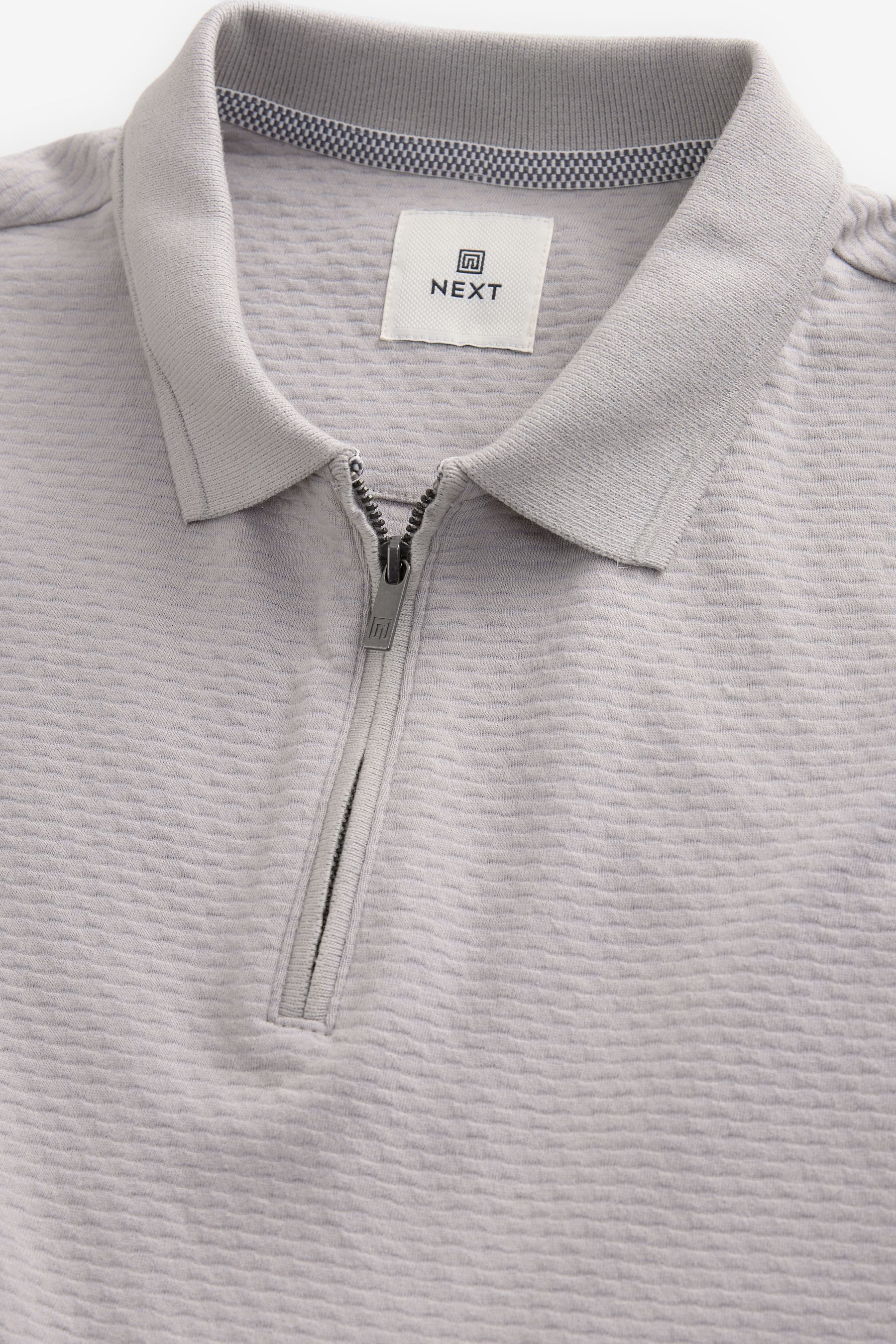 Next Poloshirt Strukturiertes Polo-Shirt (1-tlg) günstig online kaufen