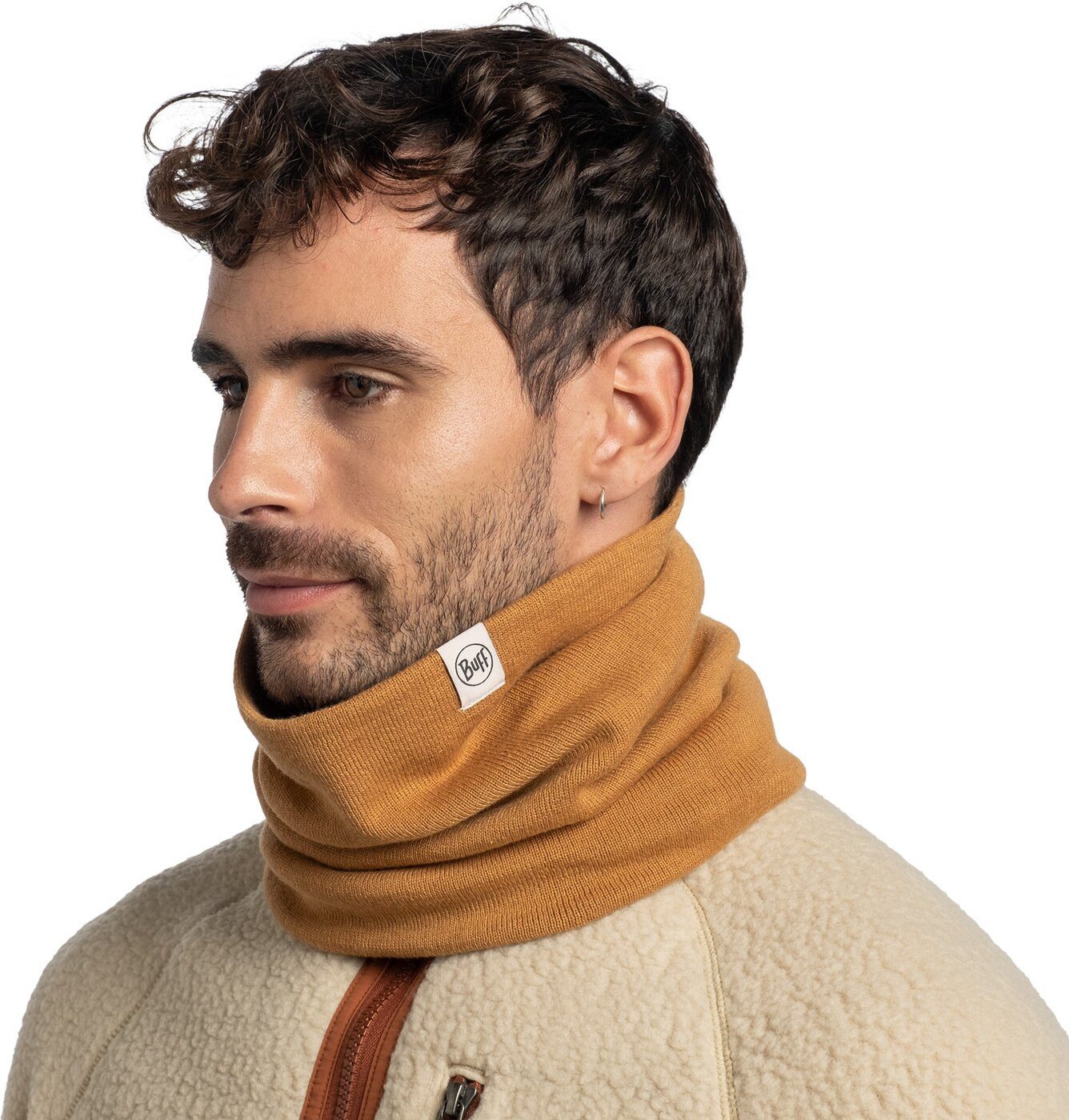 Buff Halstuch Knitted Neckwarmer PEANUT