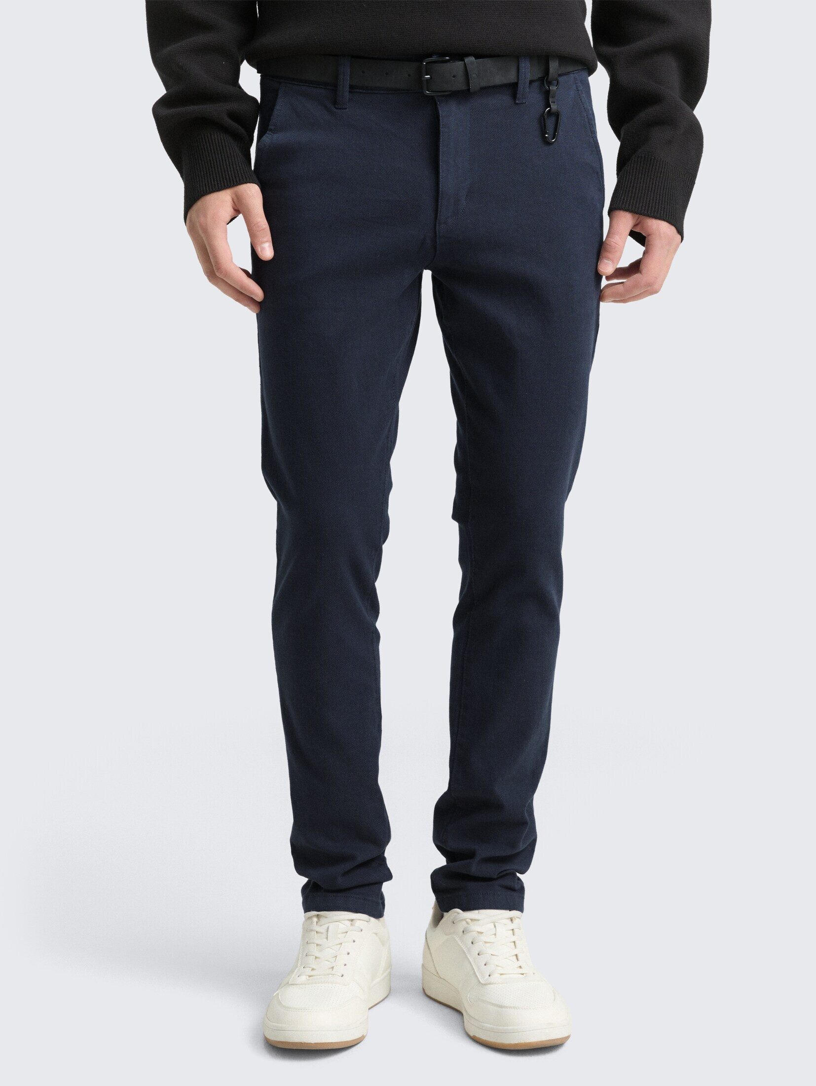 TOM TAILOR Denim Chinohose Hosen & Chino Straight Fit Chino Hose mit Gürtel günstig online kaufen