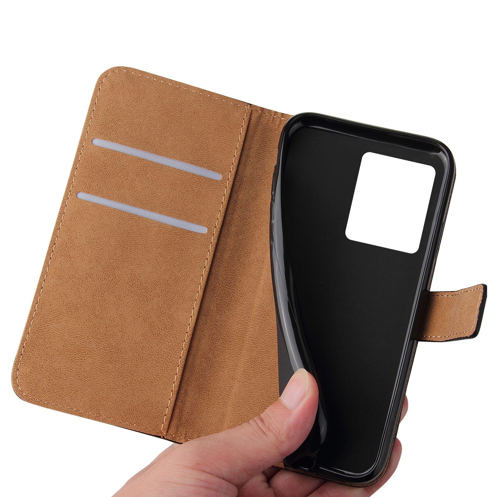 Tec-Expert Handyhülle Klapp Hülle für Motorola Edge 40 Neo 6.55 Zoll, 6.55, Flip Case für Motorola Edge 40 Neo