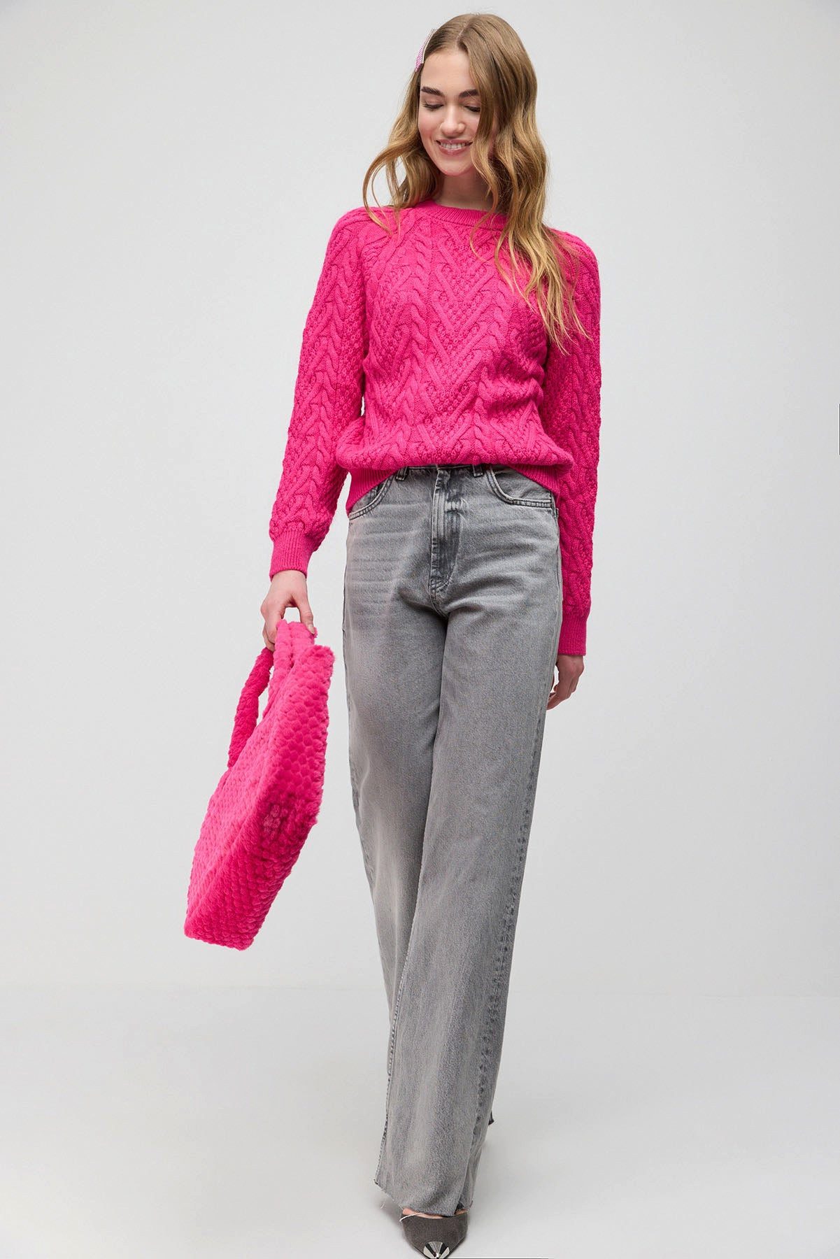 Sweater Rundhalspullover