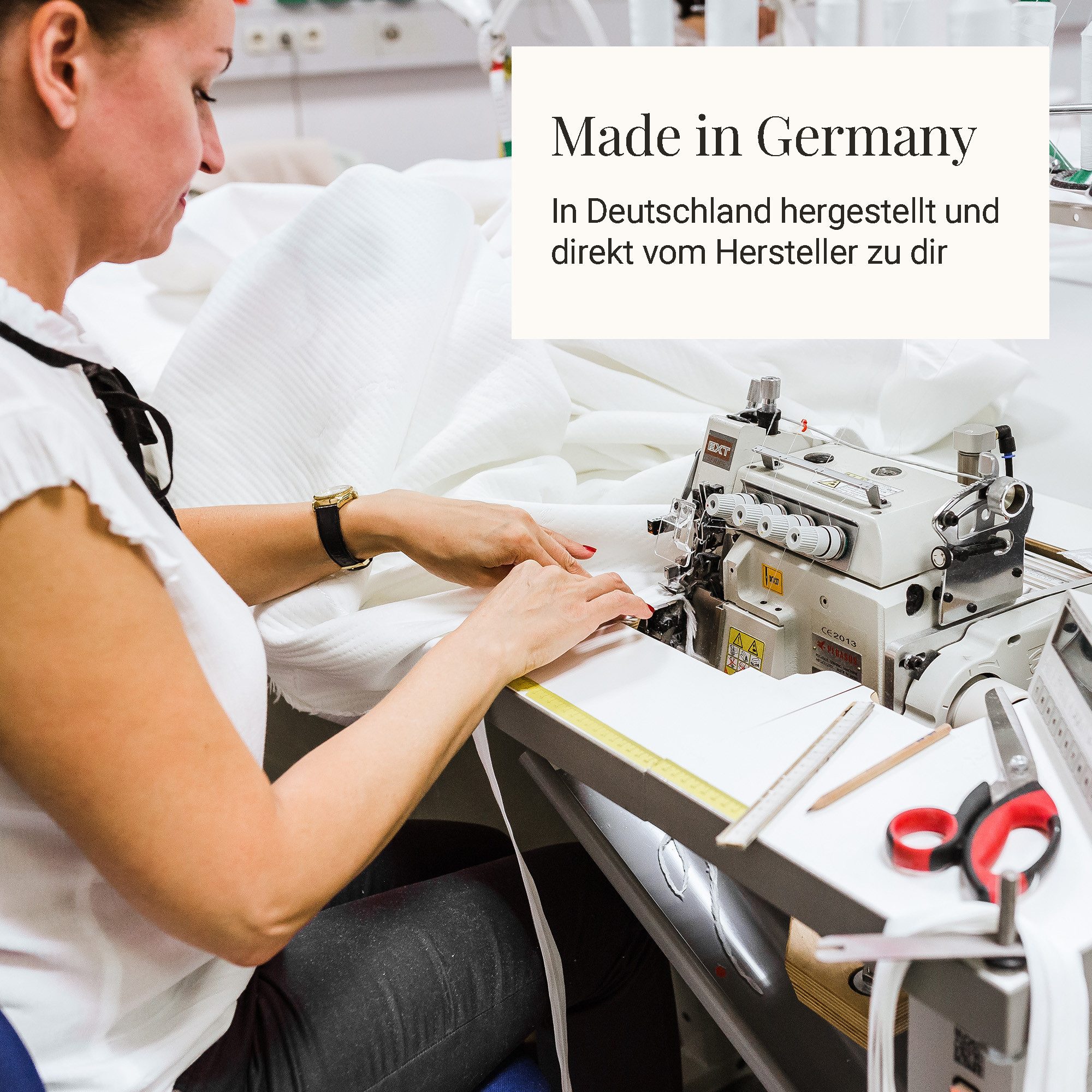 Komfortschaummatratze Komfortschaum Matratze mittelfest, September, Hergestellt in Deutschland – Bild 5 von 5