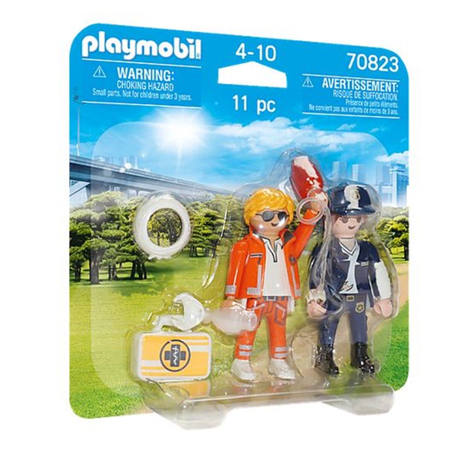 Playmobil® 70823 DuoPack Notarzt und Polizistin Konstruktions-Spielset günstig online kaufen