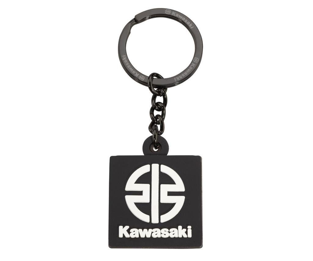 schwarz, Schlüsselanhänger Kawasaki Logo Kawasaki Schlüsselanhänger Mark River Sports