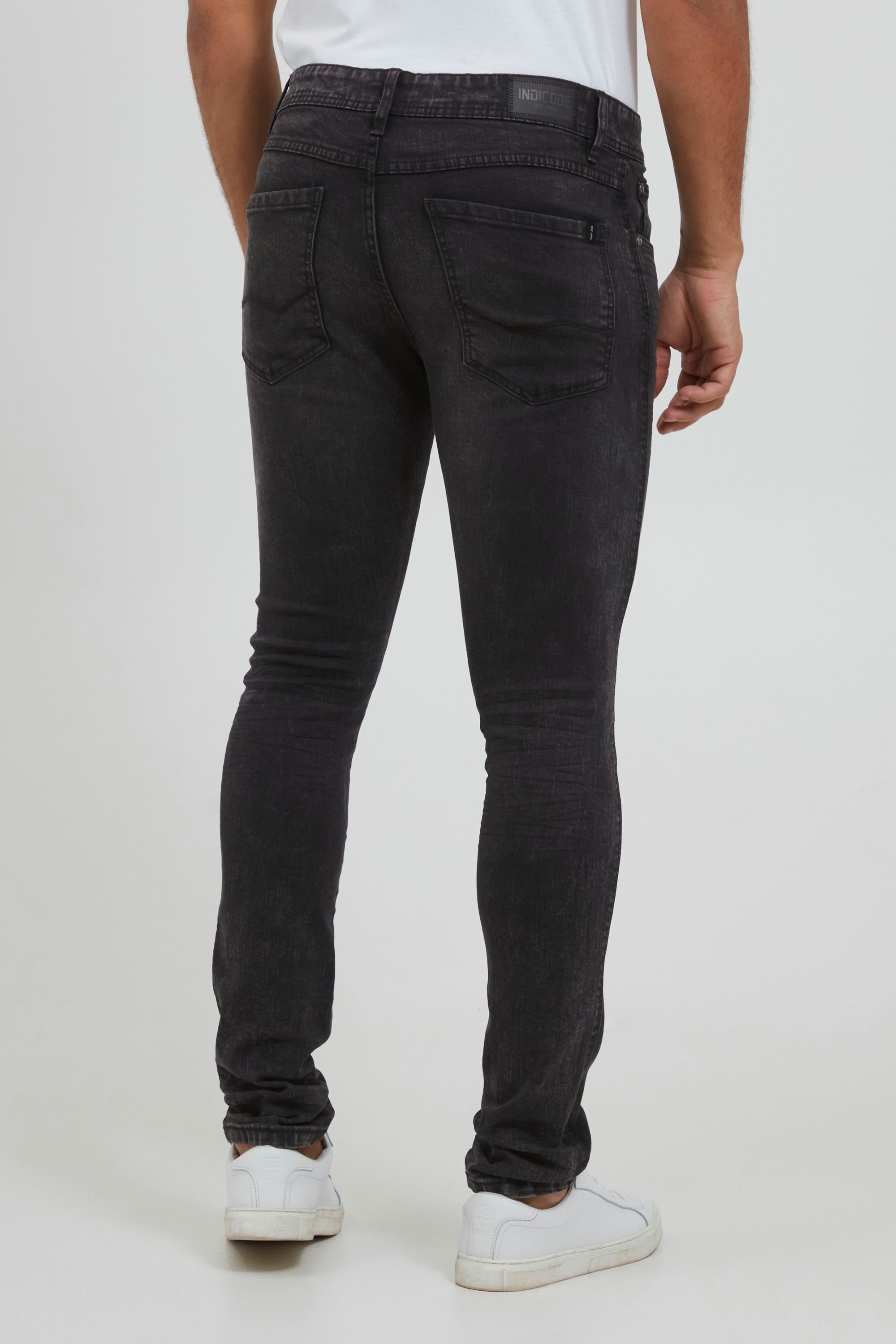 Vintage 5-Pocket-Jeans Black Indicode IDGiulio (992)