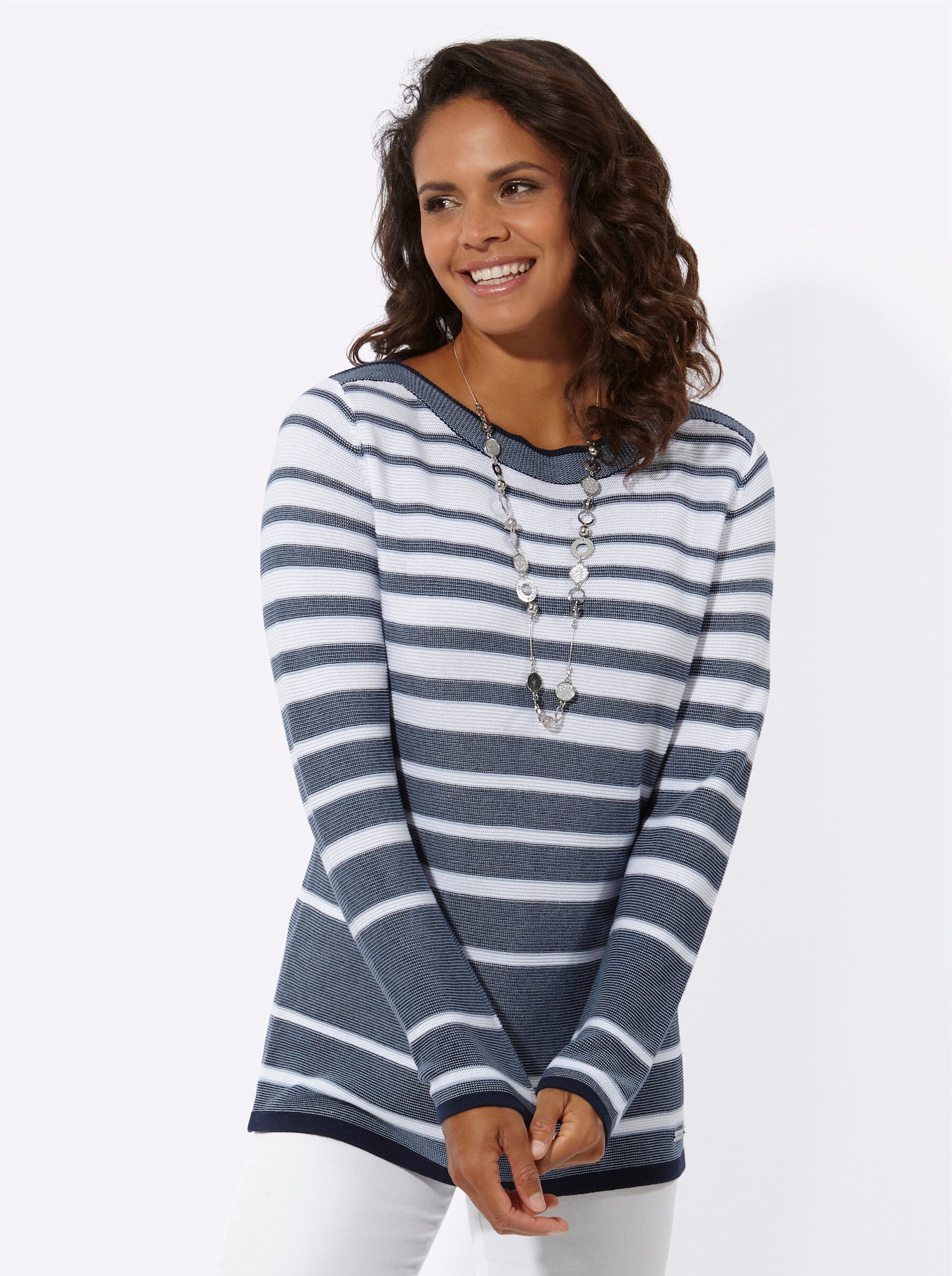Strickpullover Streifenpullover