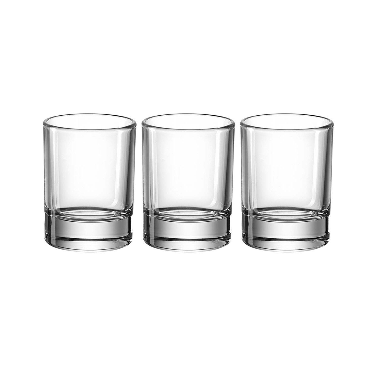 montana-Glas Schnapsglas Stamper Schnapsglas, 3er Set Gala, Glas, Schnapsglas Likörglas Miniglas