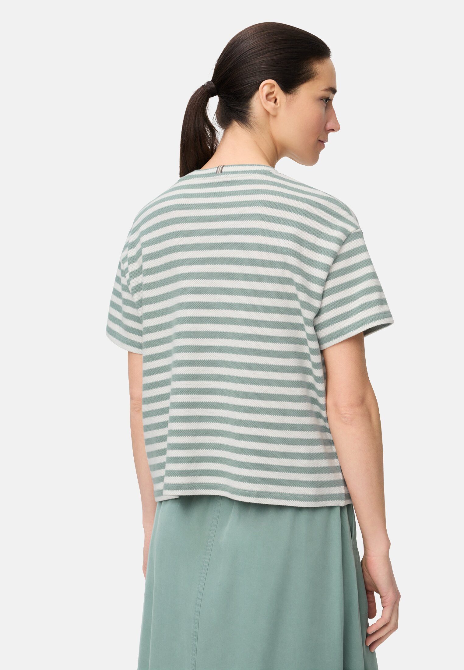 camel active T-Shirt mit Rundhalsausschnitt Kurzarm