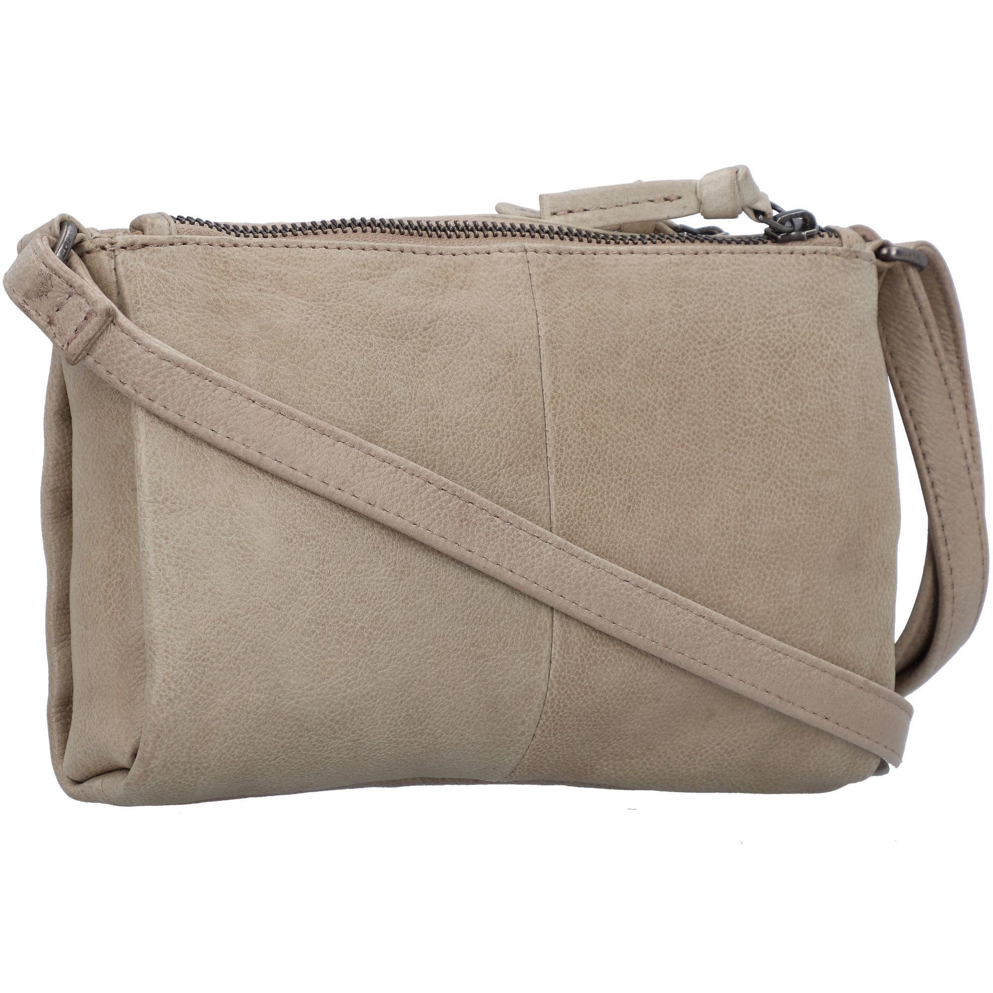 JOLIE, Leder Umhängetasche JUST truffle taupe2 Burkely