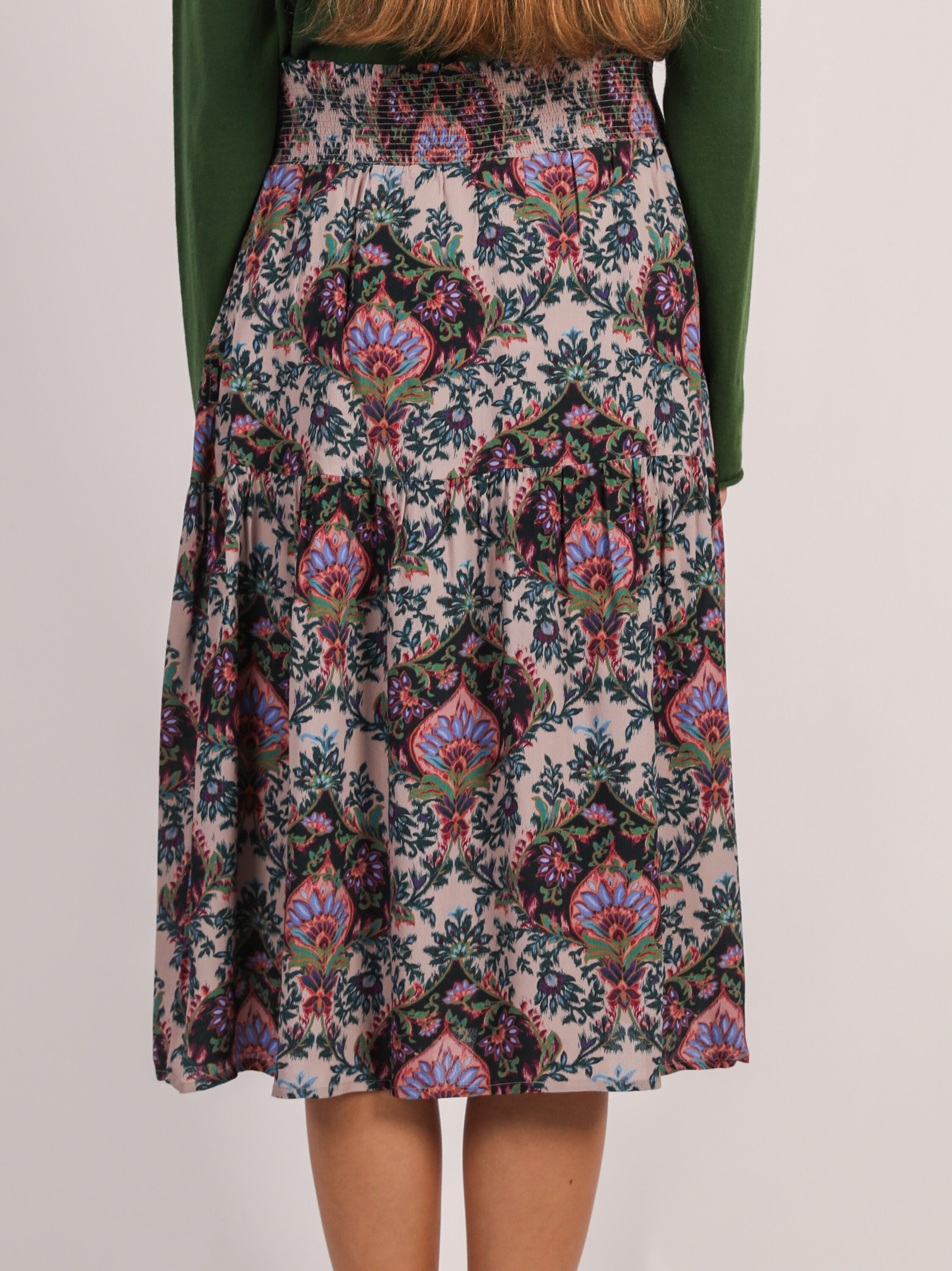 VICCI Germany A-Linien-Rock mit allover Blumen-Print