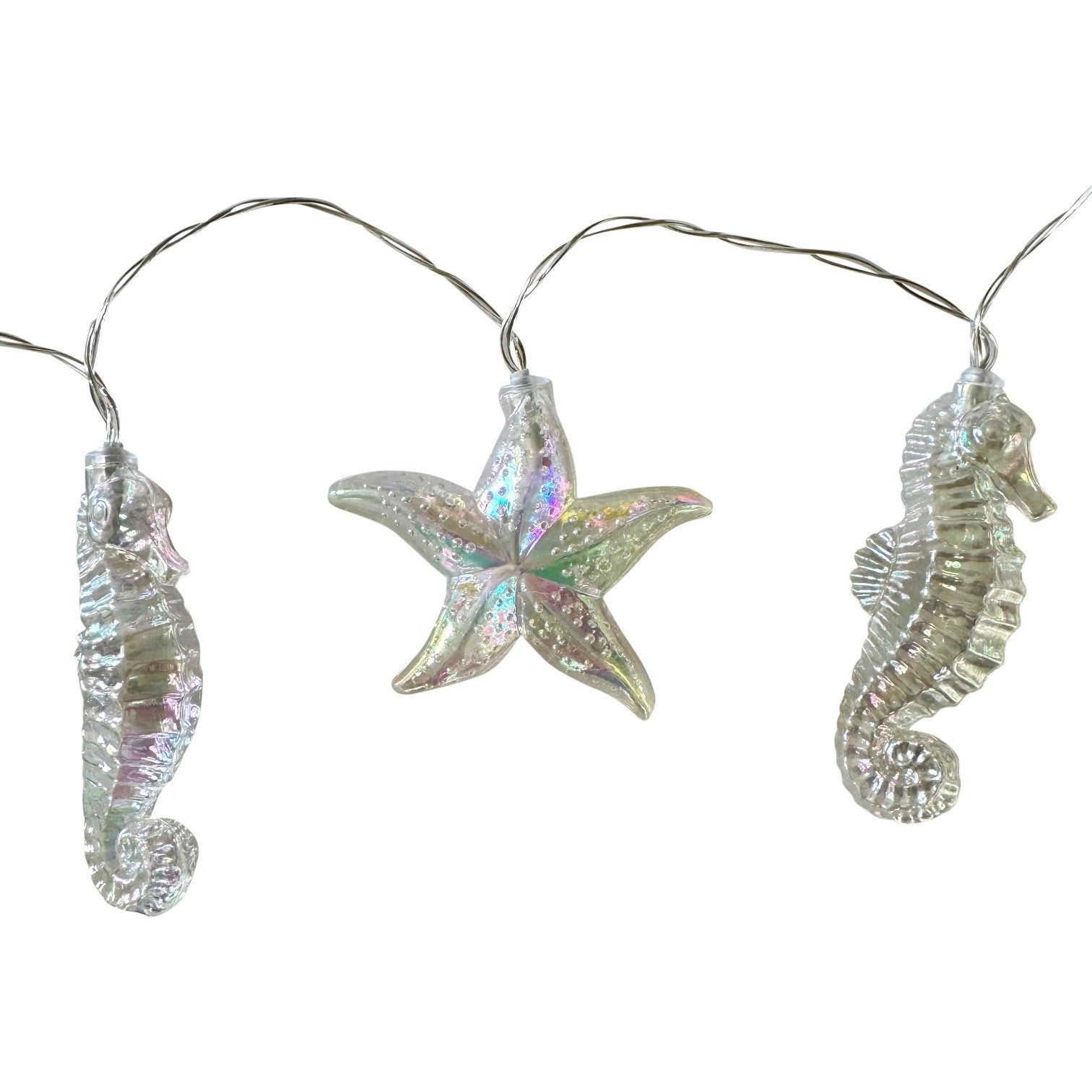 Online-Fuchs LED-Lichterkette mit Timer und 30 Seesternen und Seepferdchen günstig online kaufen