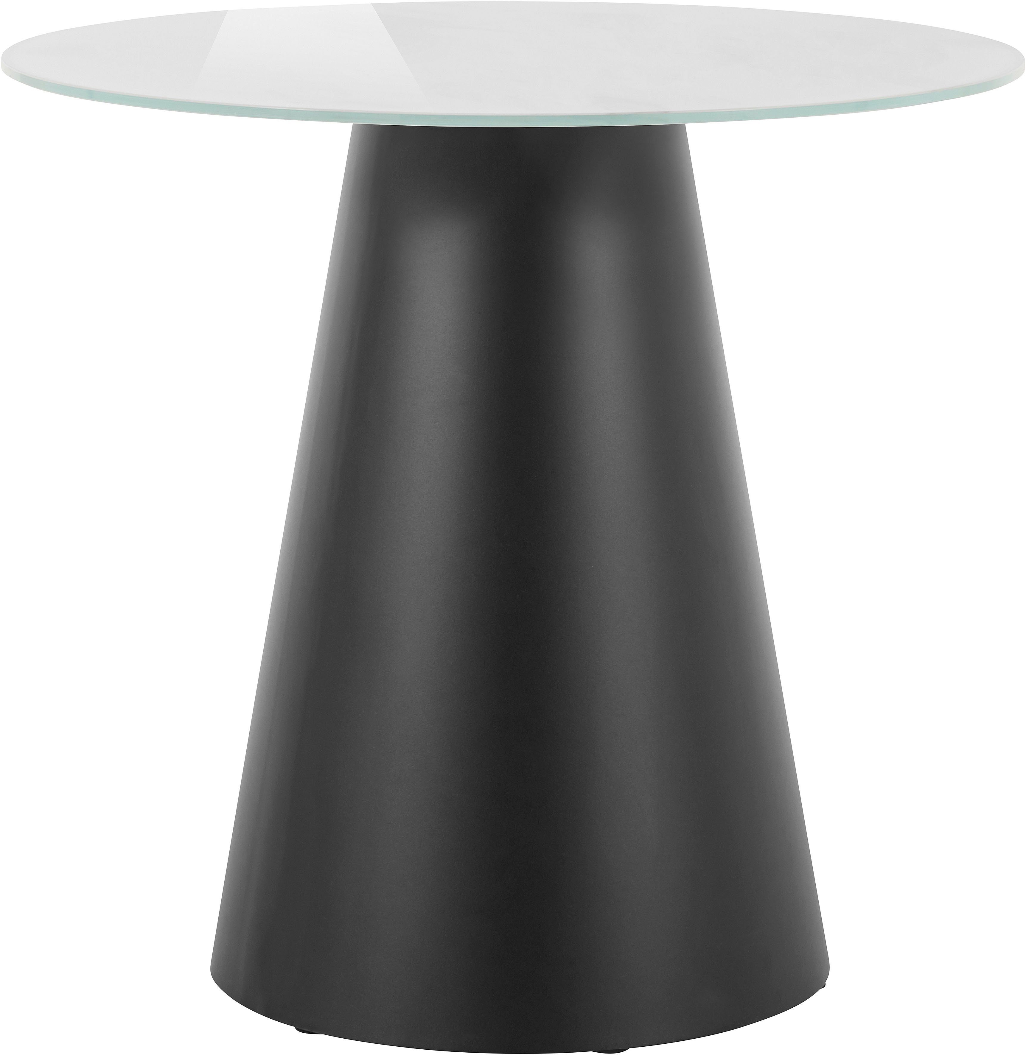 LeGer Malin, Home in Tischplatte starke Gercke Marmoroptik 1cm Beistelltisch schwarz/weiß by Lena | weiß