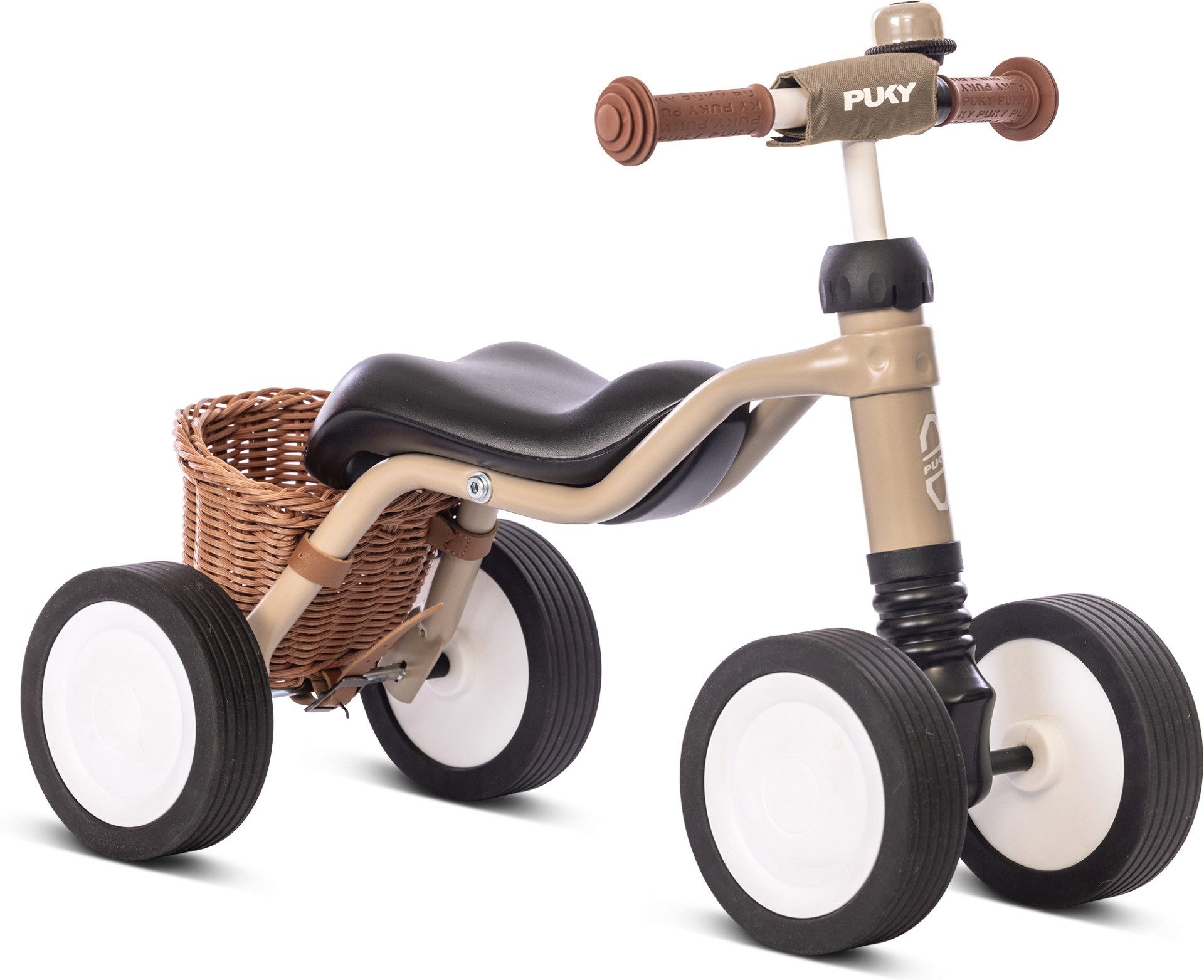Puky Laufrad Laufrad 4 Räder mit Korb WUTSCH BUNDLE dusty sand ab 18 Monate günstig online kaufen