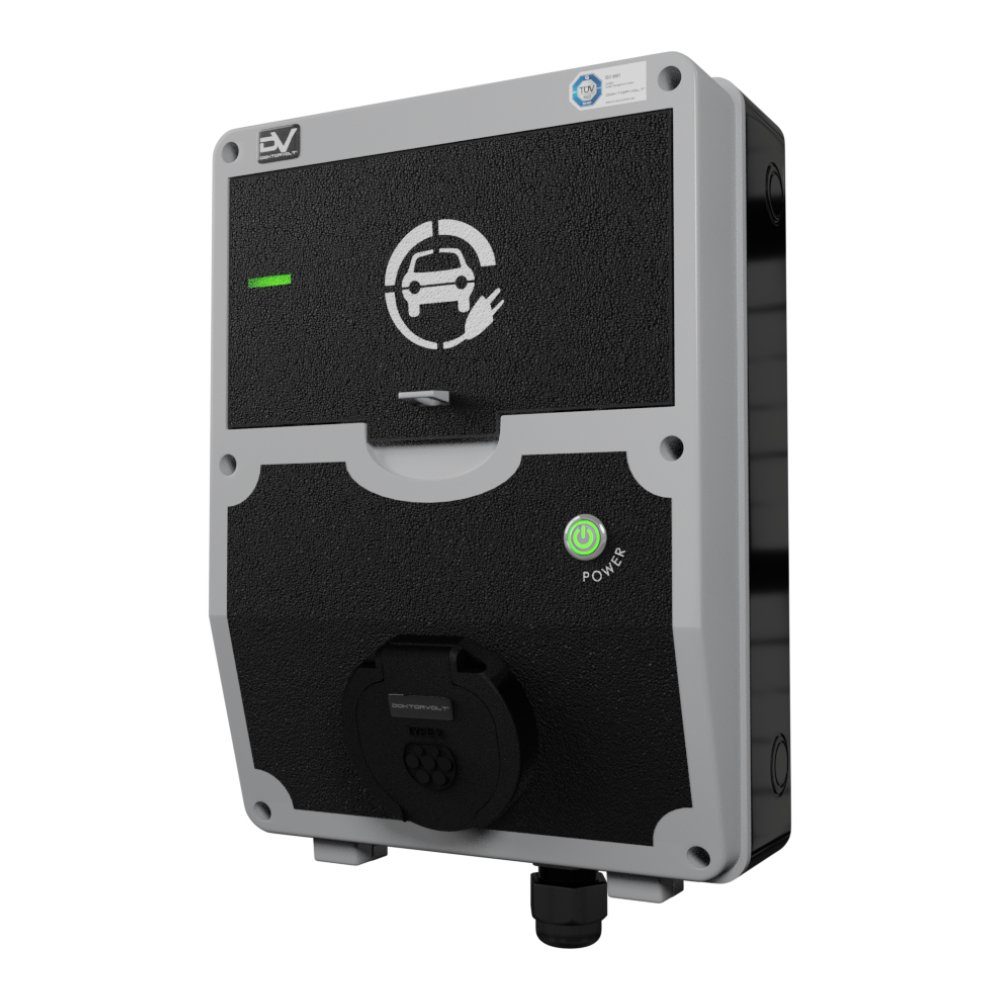 Elektroauto-Ladestation Ladegerät Home Ladestation 11kW 22kW Typ 2 WALLBOX BASIC DOKTORVOLT