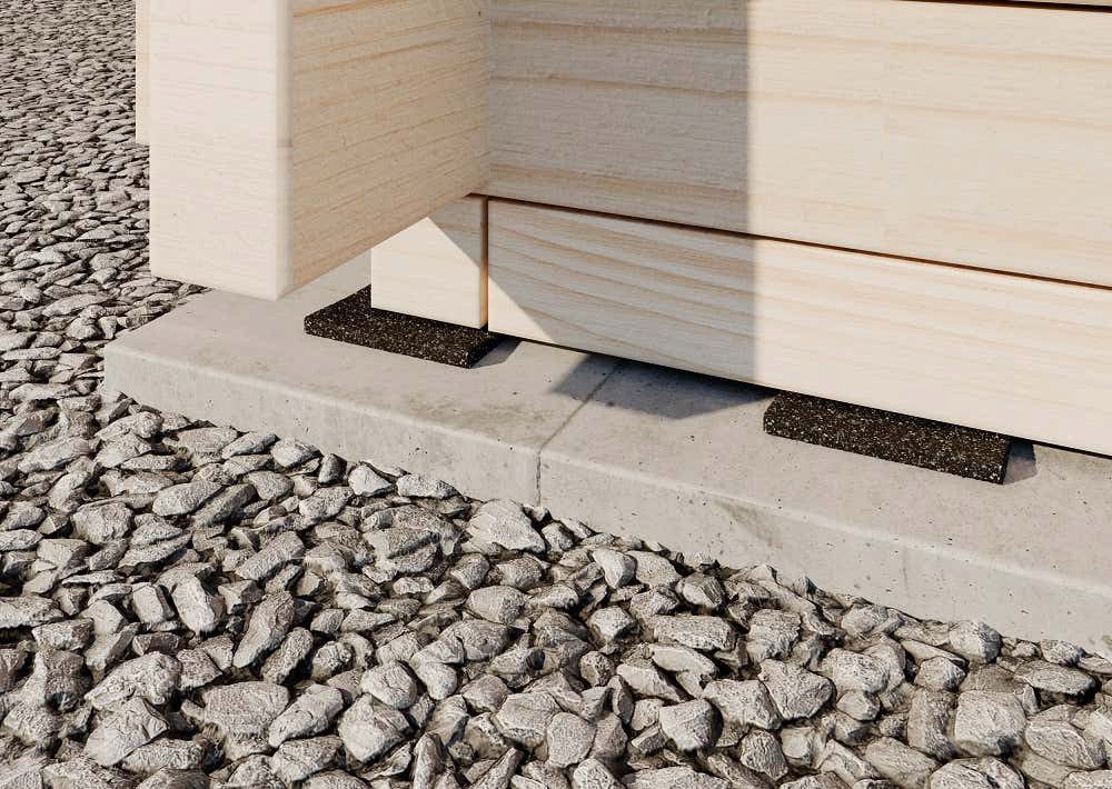 PGH Gartenhaus Feuchtigkeitssperre - Gummigranulat Pads günstig online kaufen