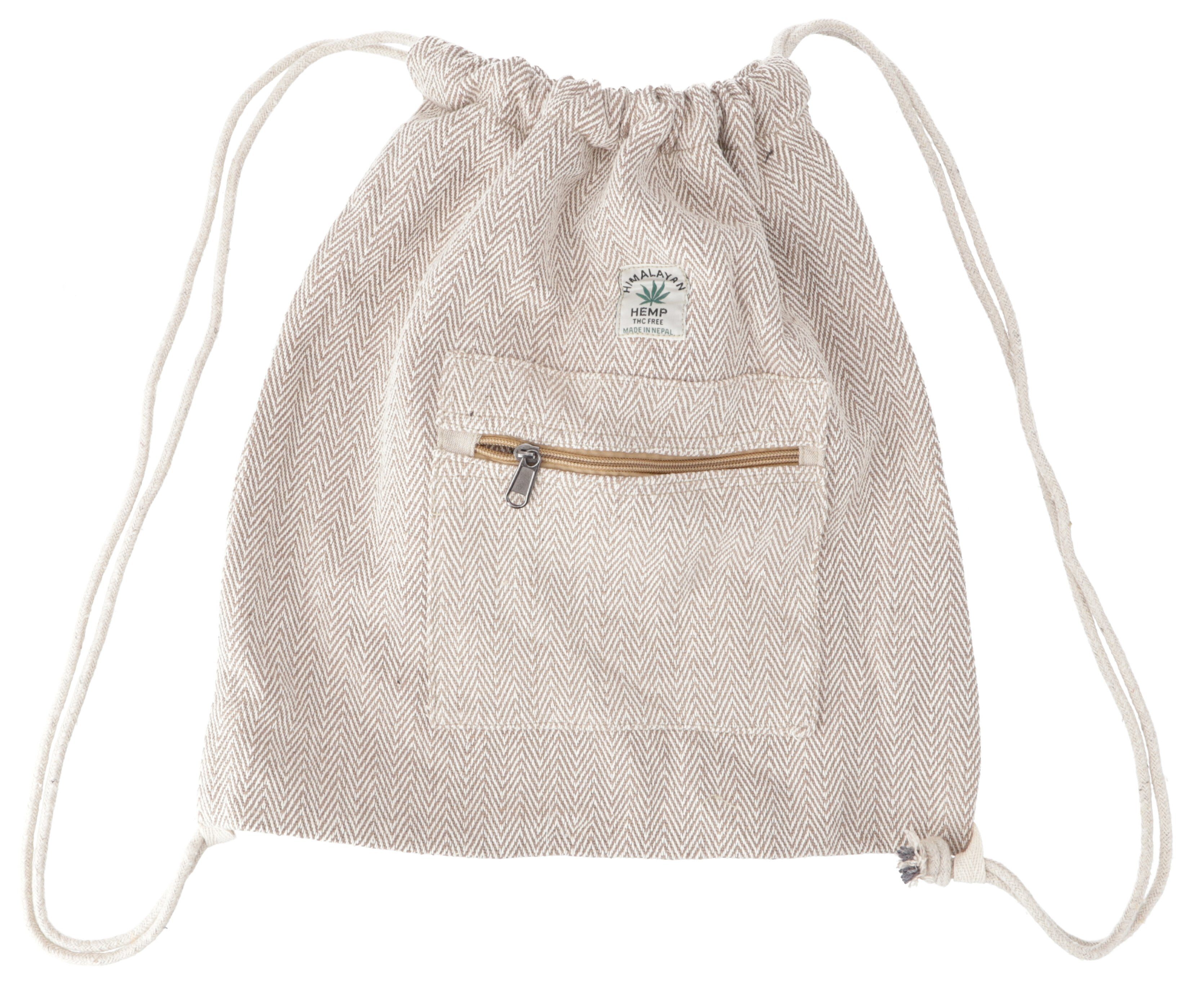 Guru-Shop Freizeitrucksack Ethno Hanf Rucksack mit Fischgrätenmuster,.. günstig online kaufen