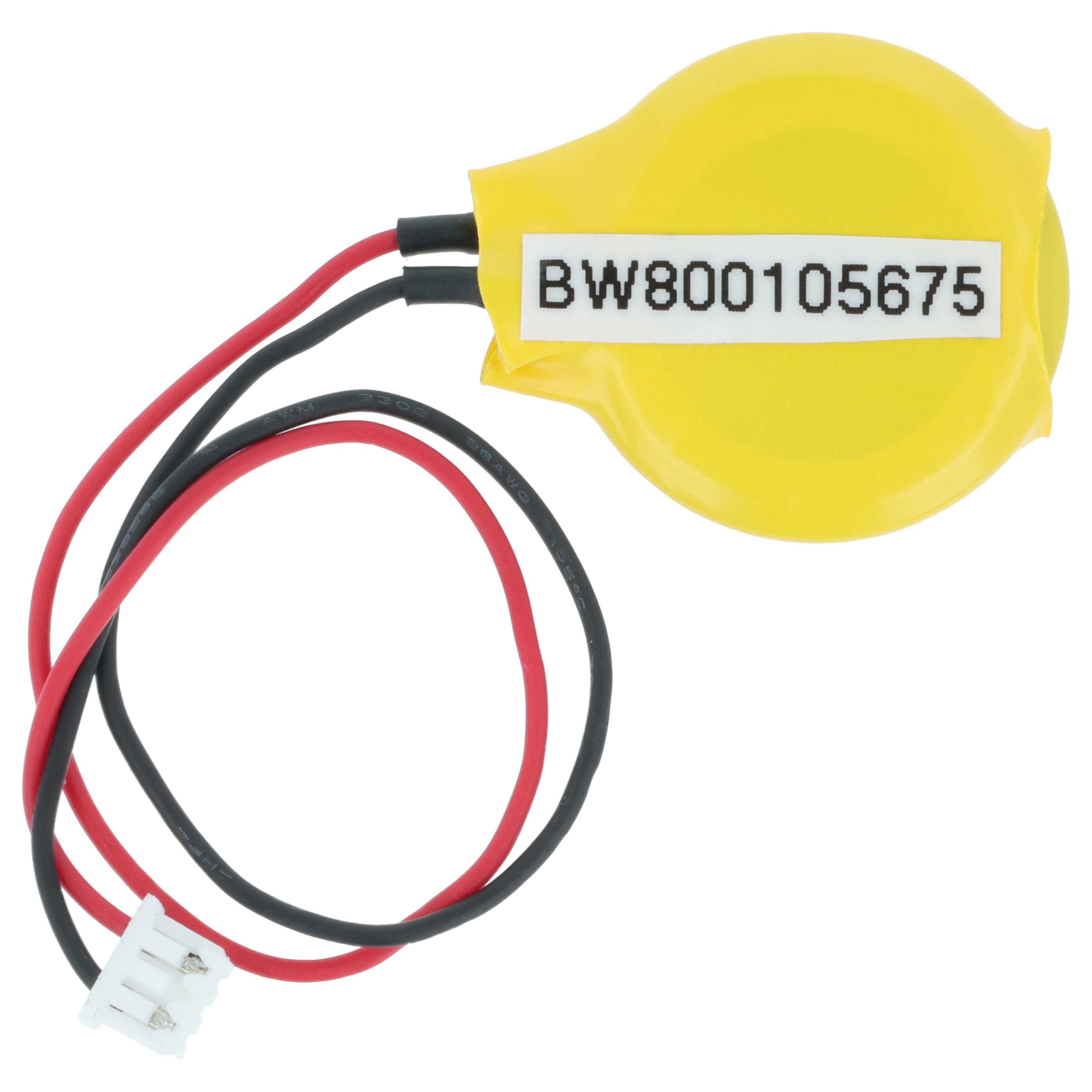 vhbw Batterie passend für HP Presario V3414AU, V3414TU, V3413TX, V3413AU, Akku Batterie Li-Ion 200 mAh (3 V), Leistungsfähige Ersatz-Batterie für PC, Laptop, Barcodescanner, Nicht