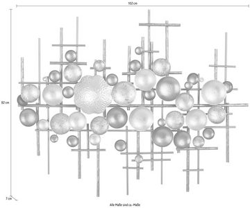 Guido Maria Kretschmer Home&Living Wanddekoobjekt Lightlex, Wanddeko, Wanddekoration, aus Metall