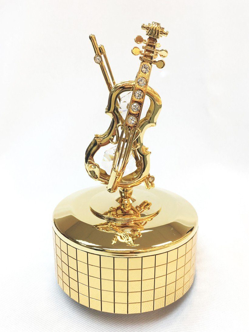 Musicboxworld Spieluhr Spieluhr Goldene Violine