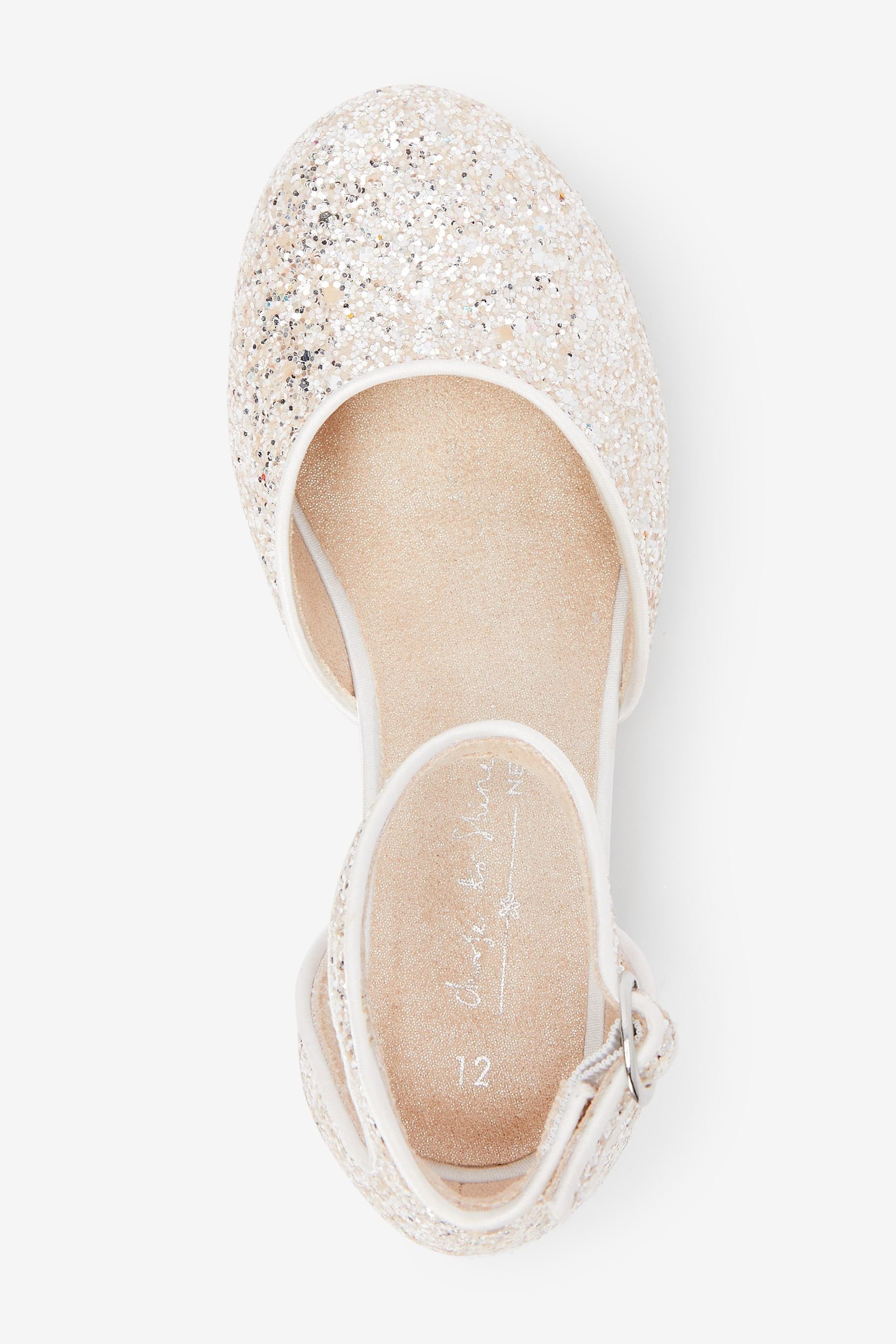 Next Festliche Schuhe, niedriger Absatz, Knöchelriemen Sandalette (1-tlg)