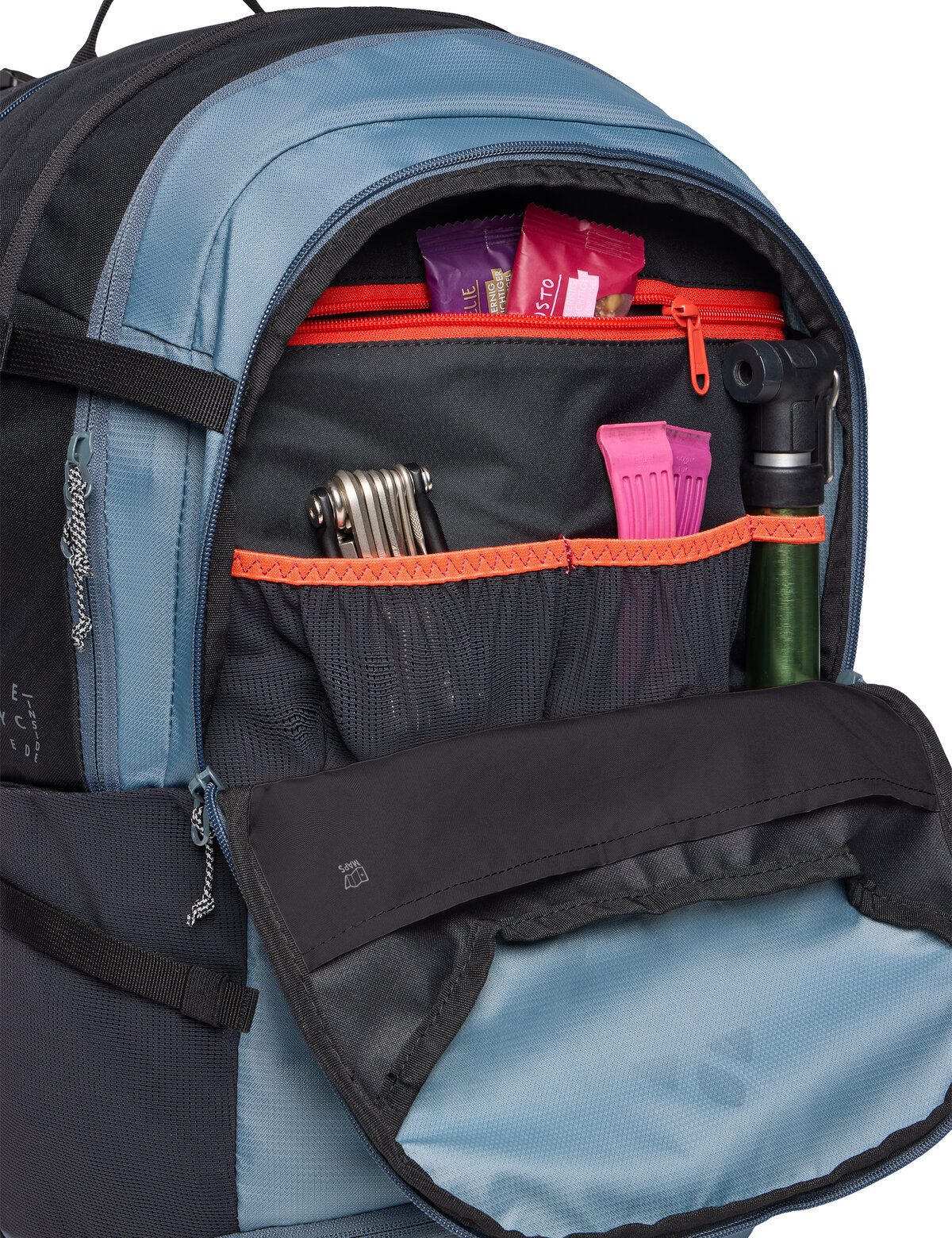 VAUDE Wanderrucksack Bike Alpin 28+5 (Kein Set), Mountainbike Fahrrad Rucksack für Mehrtagestouren und Alpencross