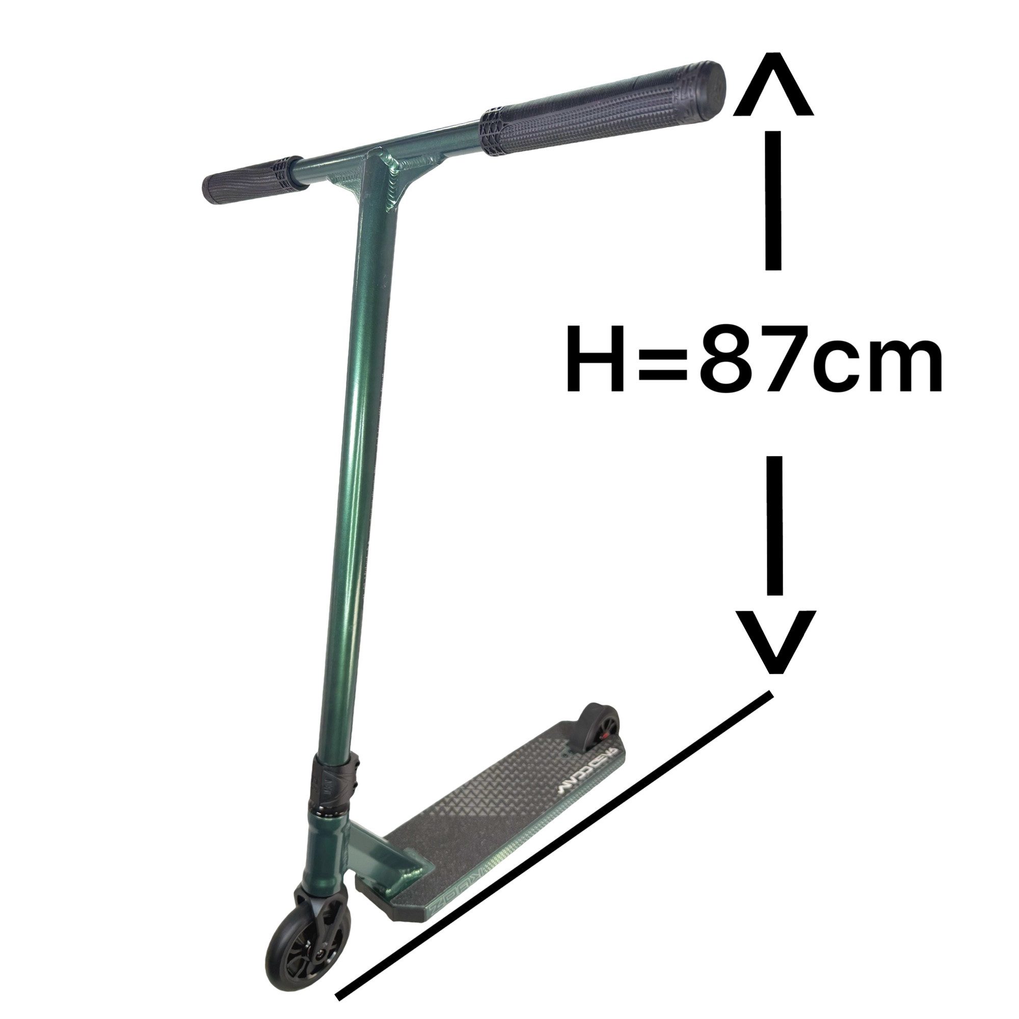MGP Madd Gear Stuntscooter MGP Madd Gear Viral Kaos Pro Stunt-Scooter H=87cm Forest