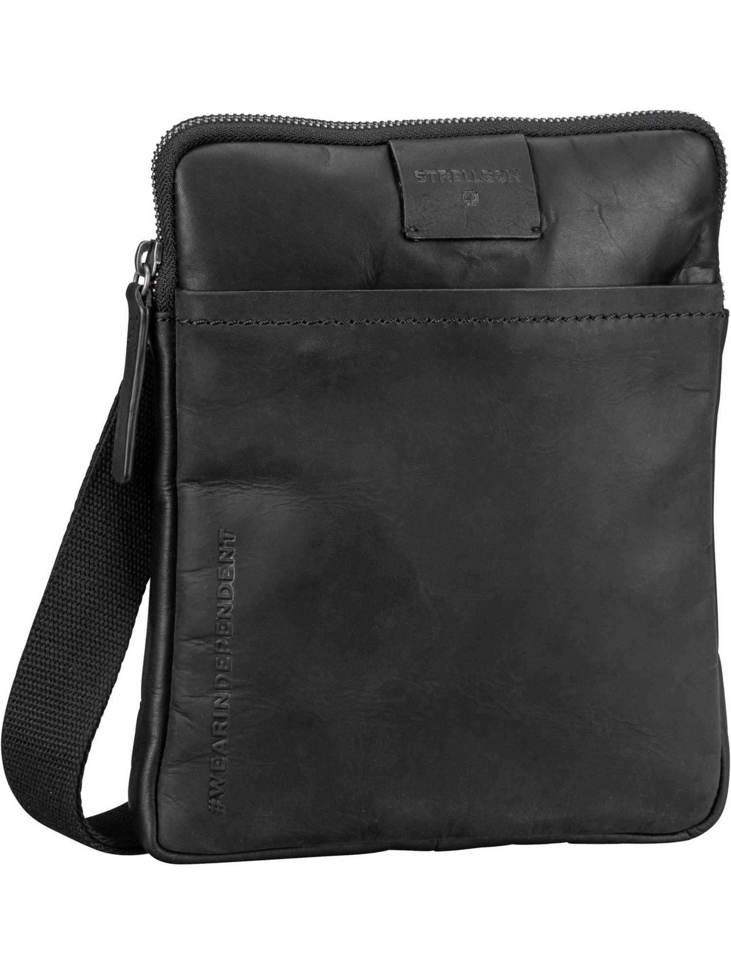 Strellson Umhängetasche XSVZ1, Marcus Shoulderbag Brick Lane Black Beuteltasche