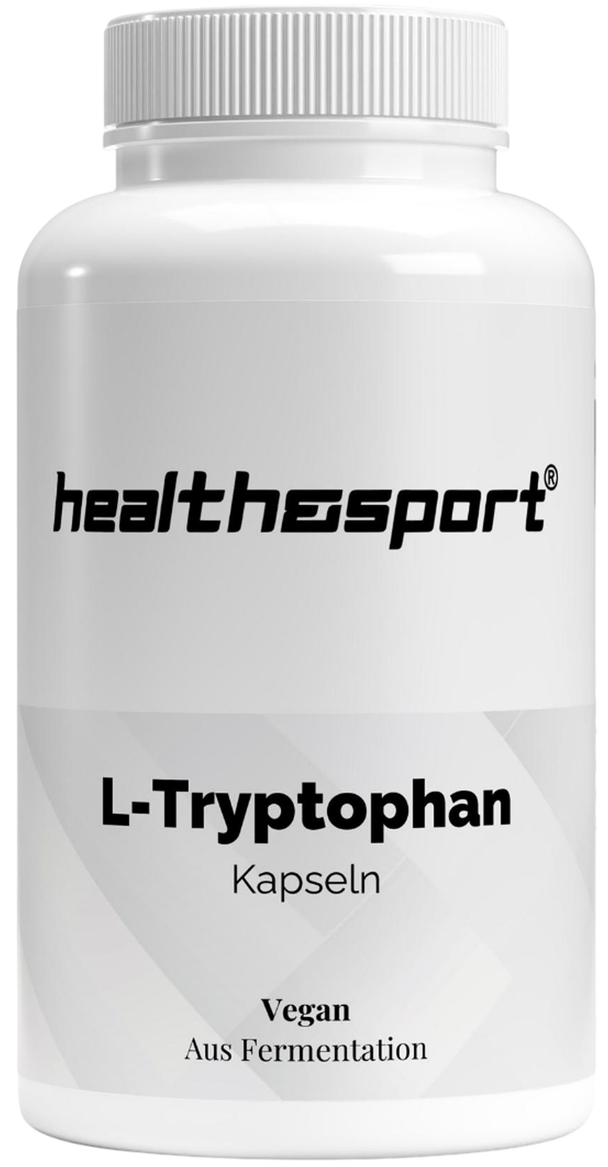 health&sport L-Tryptophan Vegan – Für Schlaf, Entspannung, Stimmung & Regeneration Kapseln, 90 St., 55 g