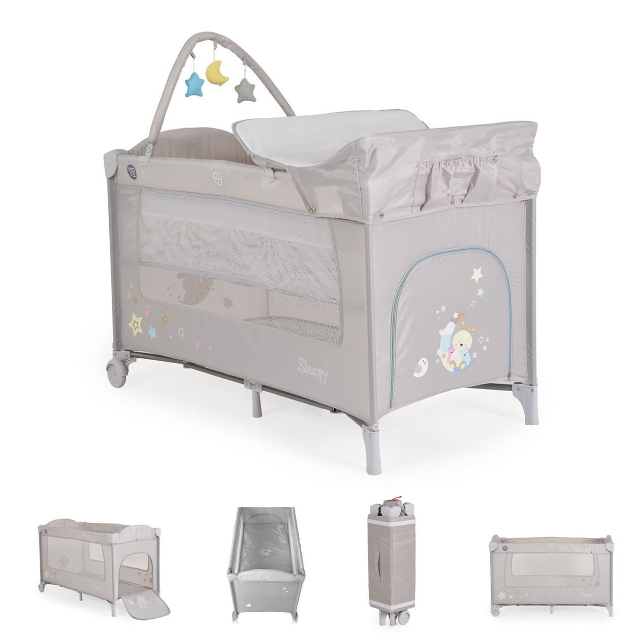Baby-Reisebett Reisebett Sleepy Rollen